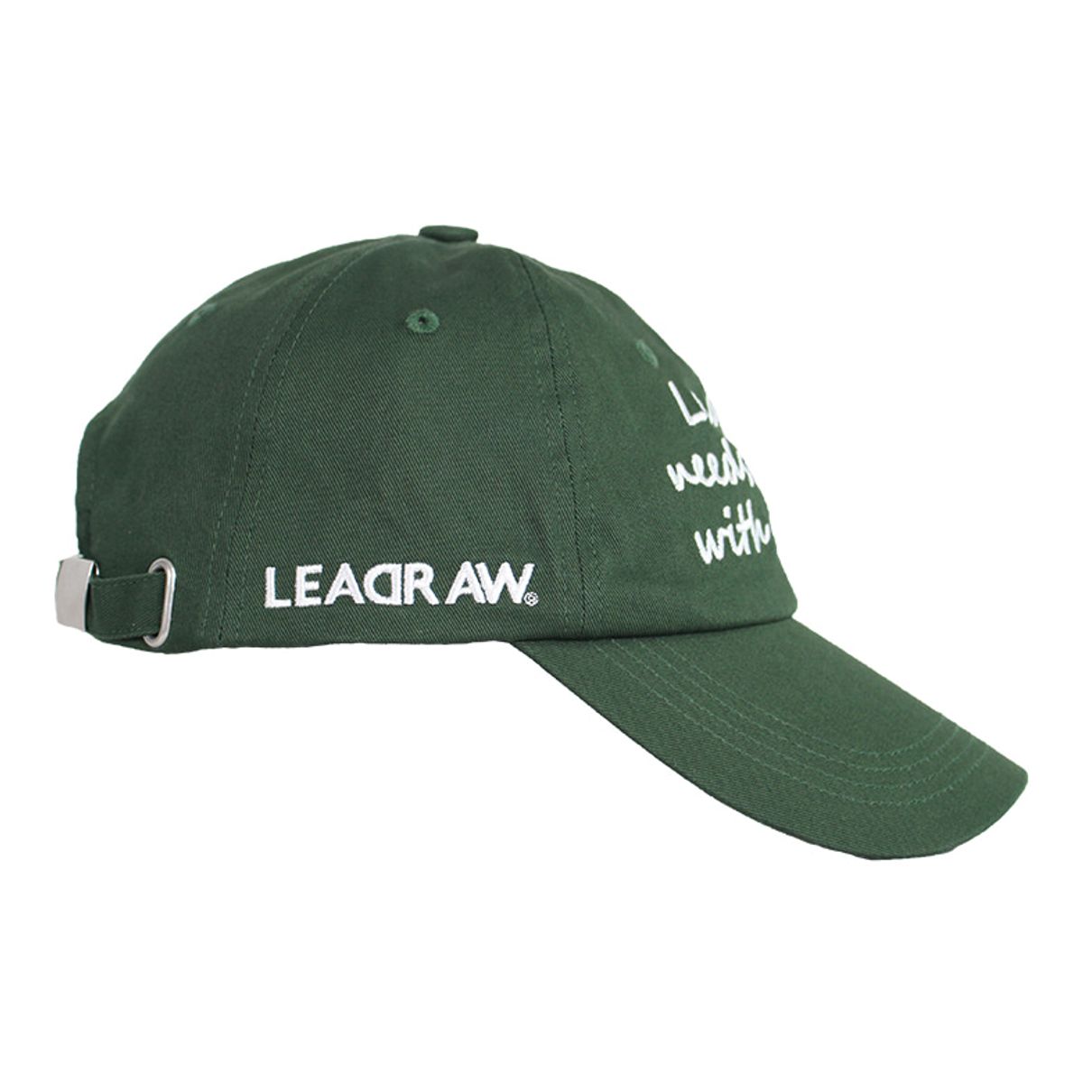 리드로(LEADRAW) Lettering ball cap(growth)_Green