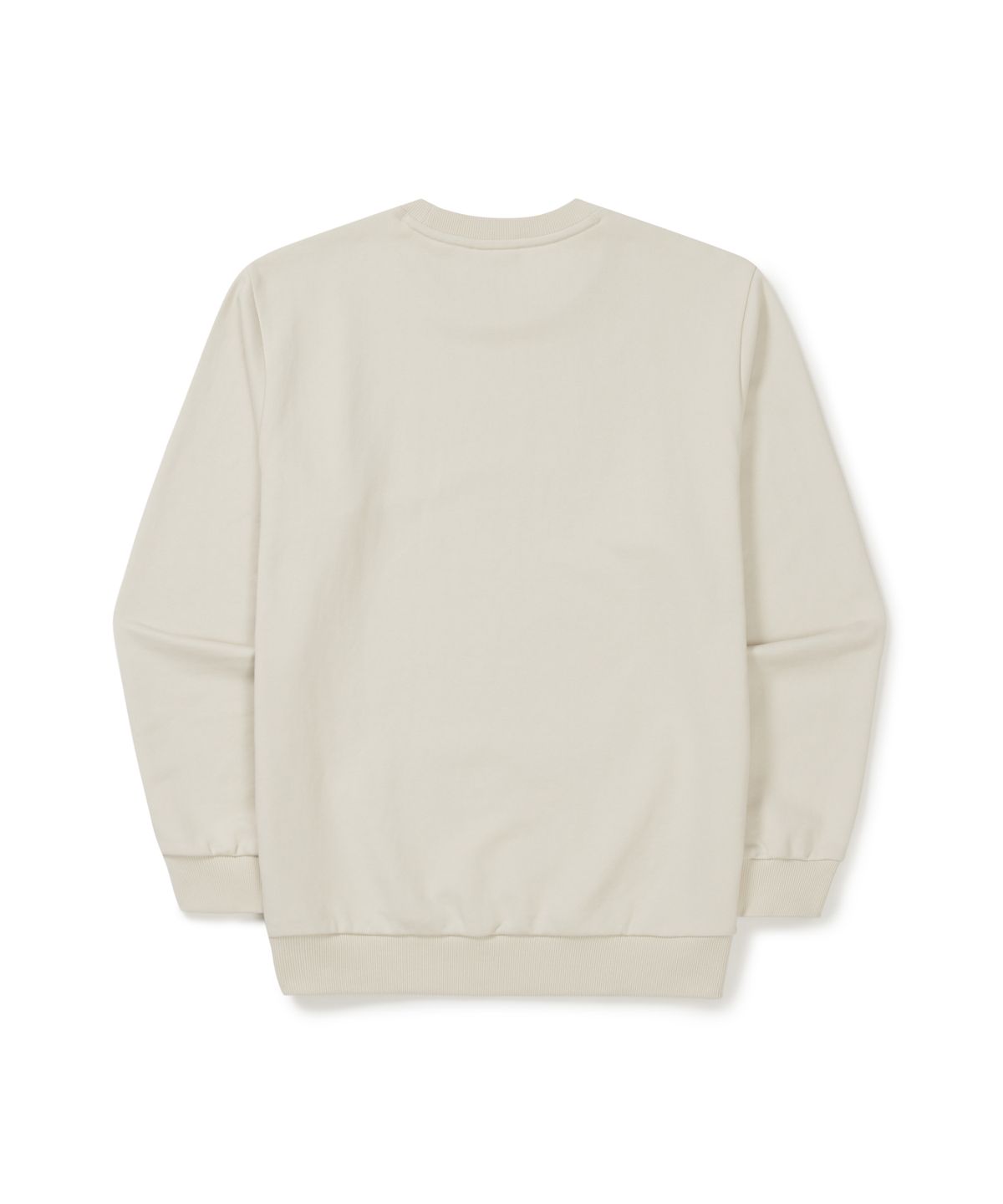 스노우피크 어패럴(SNOWPEAK APPAREL) 빅로고 맨투맨 (S25FMFHT68) Sand Beige