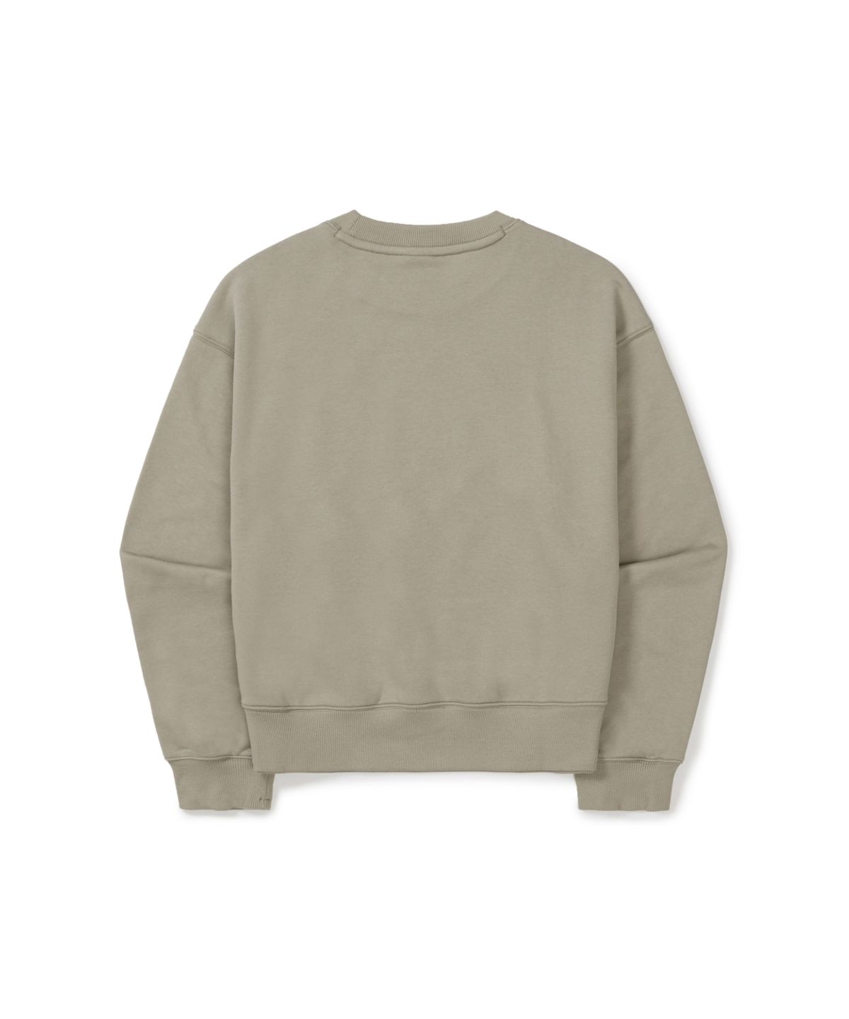 스노우피크 어패럴(SNOWPEAK APPAREL) 약기모 여성 세미크롭 맨투맨 (S25WWFHT69) Khaki Beige