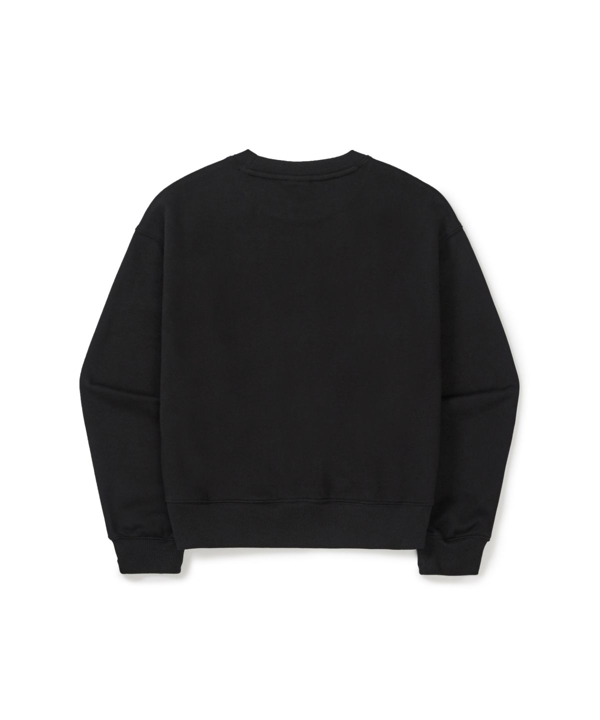 스노우피크 어패럴(SNOWPEAK APPAREL) 약기모 여성 세미크롭 맨투맨 (S25WWFHT69) Black