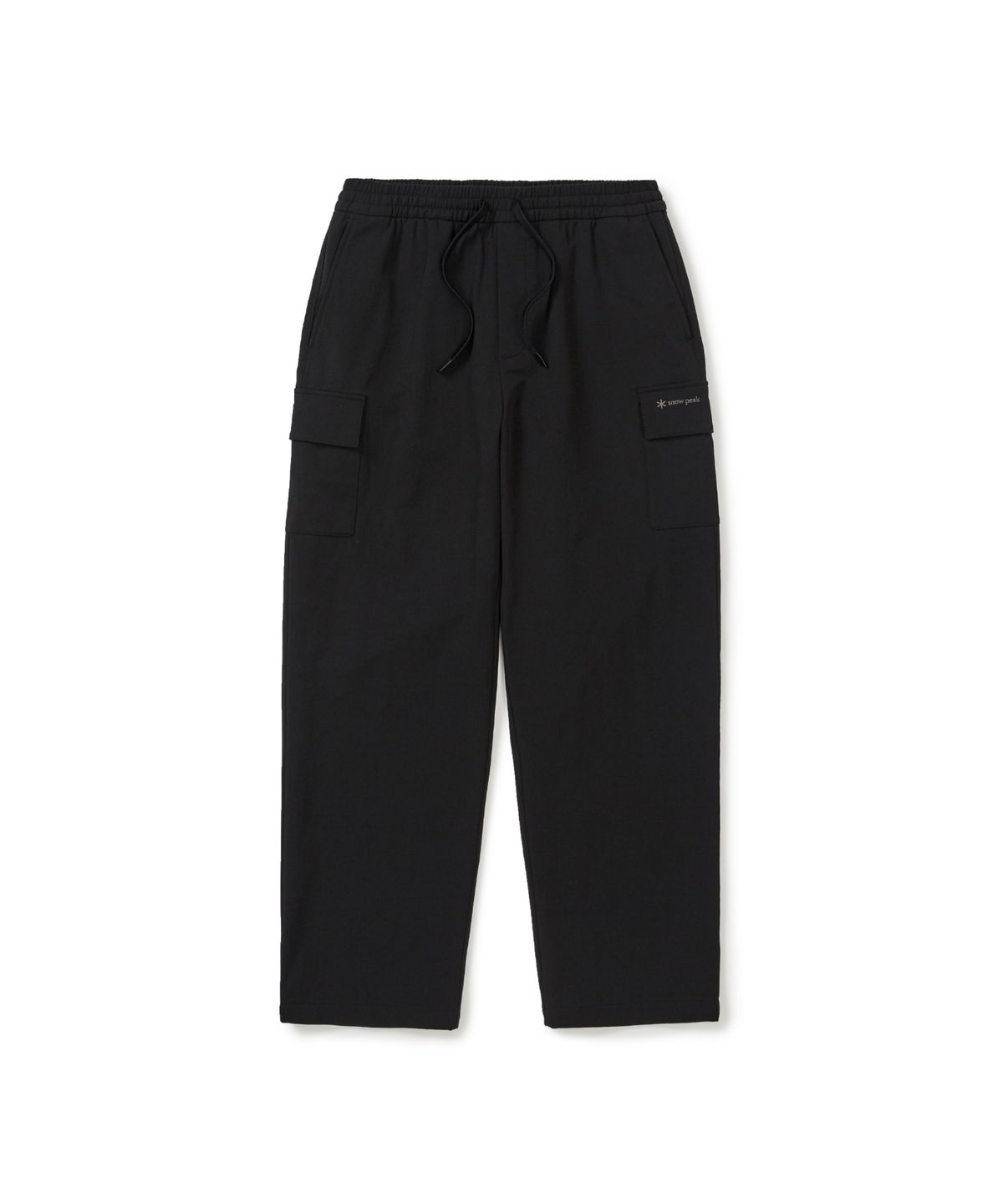 스노우피크 어패럴(SNOWPEAK APPAREL) 라고 약기모 카고 스트레이트 팬츠 (S25WMTPT36) Black