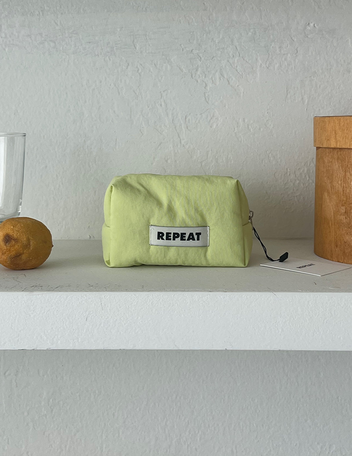 리핏(REPEAT) 솜사탕 스퀘어 파우치 (6colors)