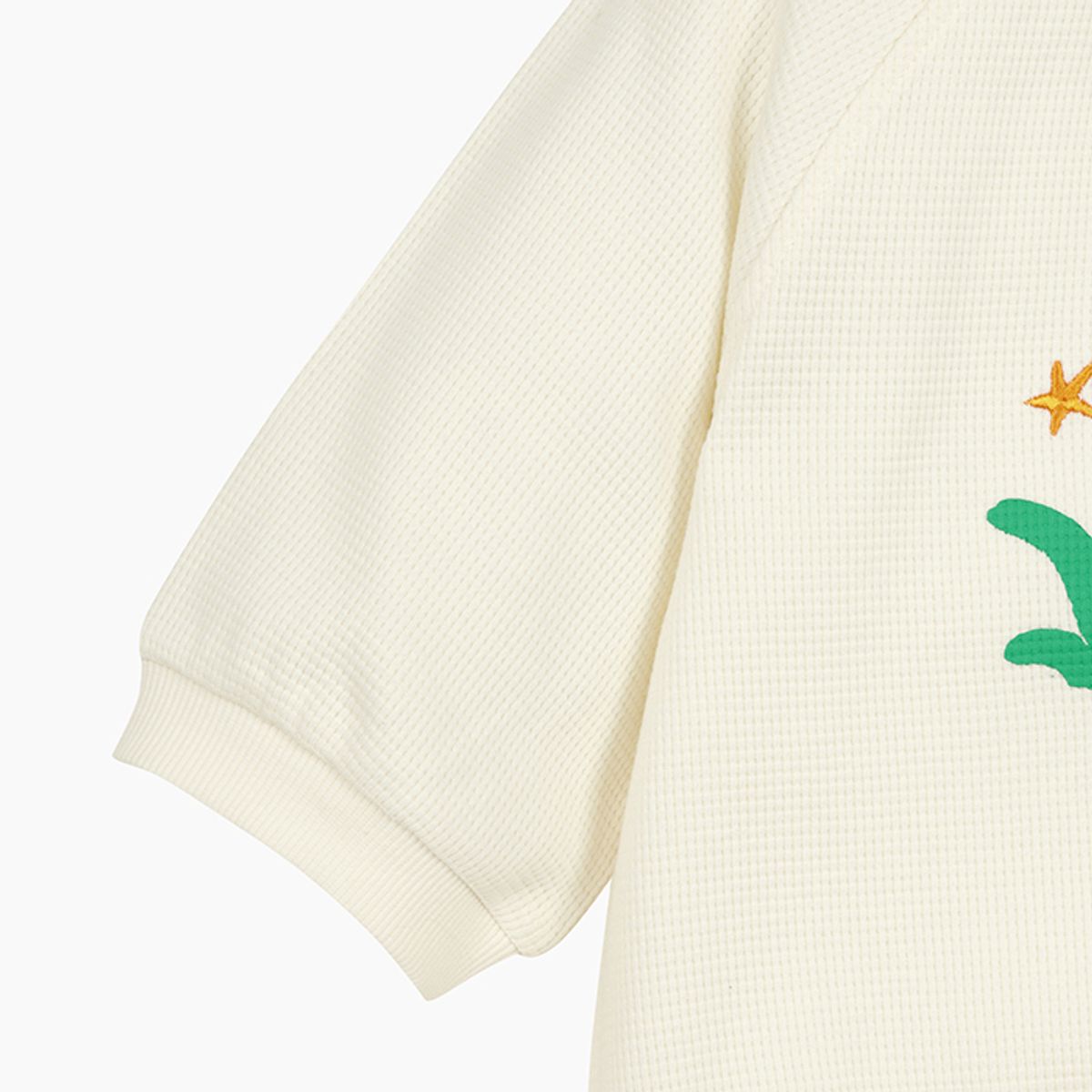 베네통키즈(BENETTONKIDS) 컬러스 와플 5부 티셔츠_QATS05541IV
