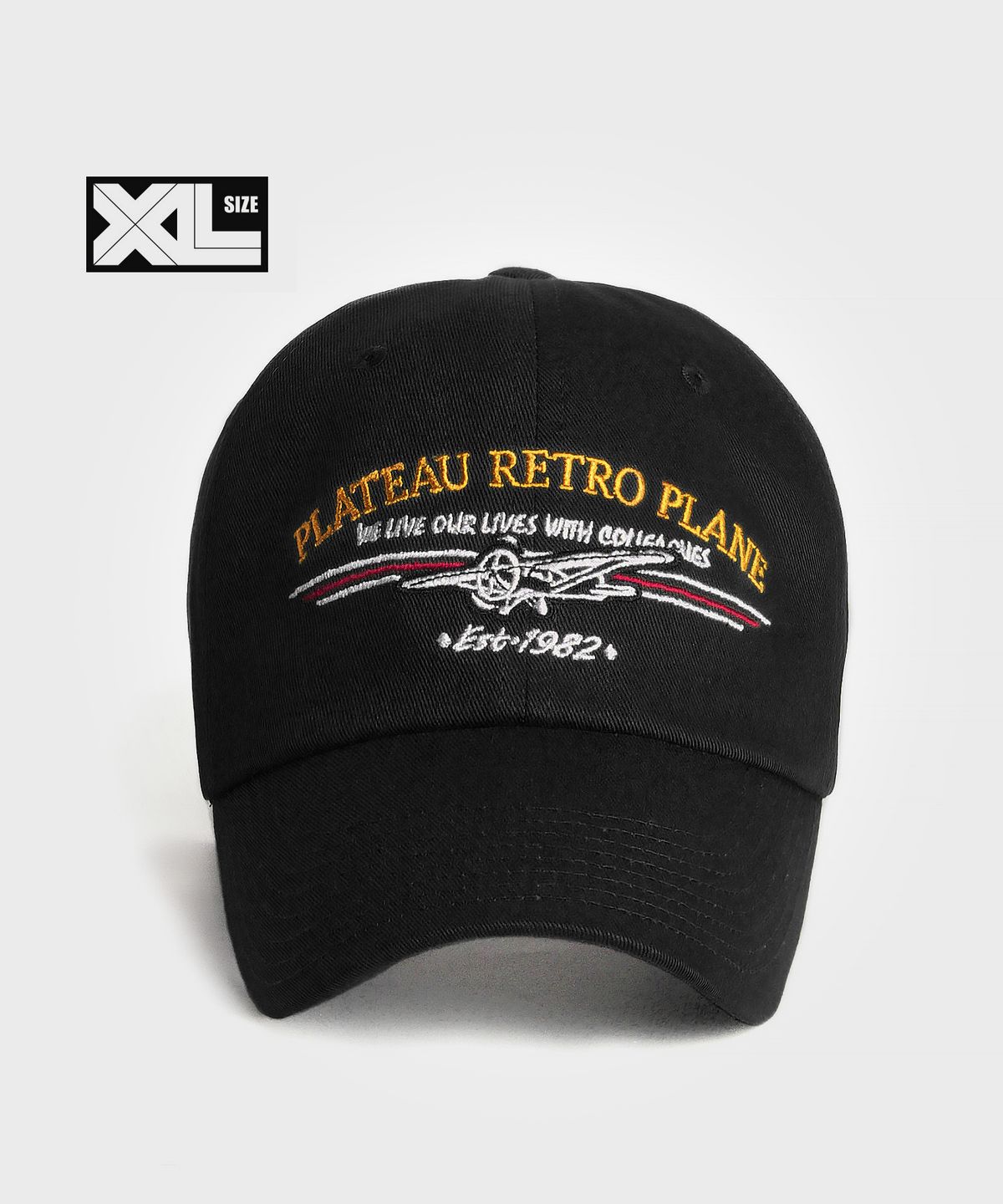 플래토(PLATEAU) 빅사이즈 볼캡 XL PLATEAU RP VTG CAP BLACK