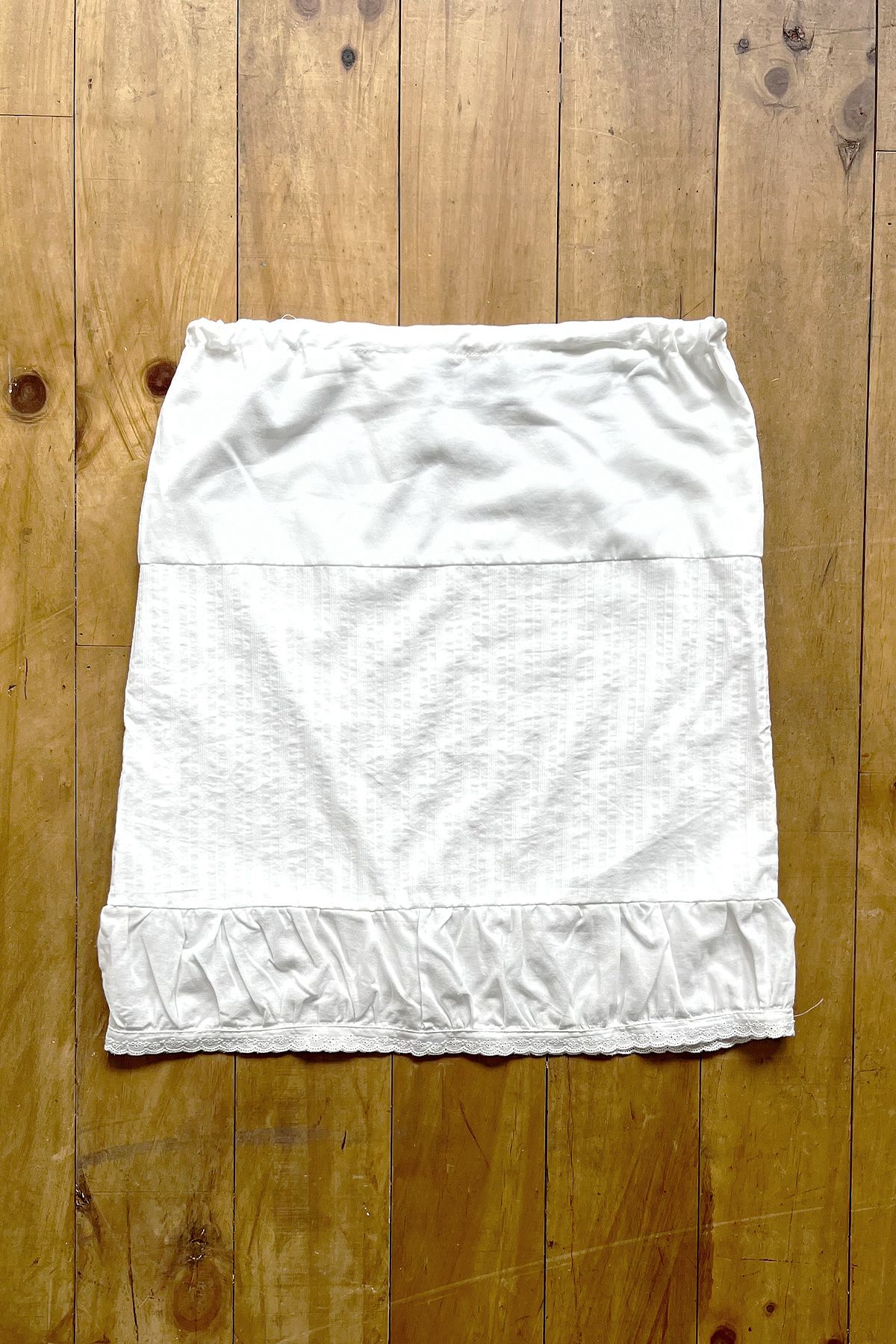 벨리아르(BELLIALEU) COTTON VEIL SKIRT-WHITE