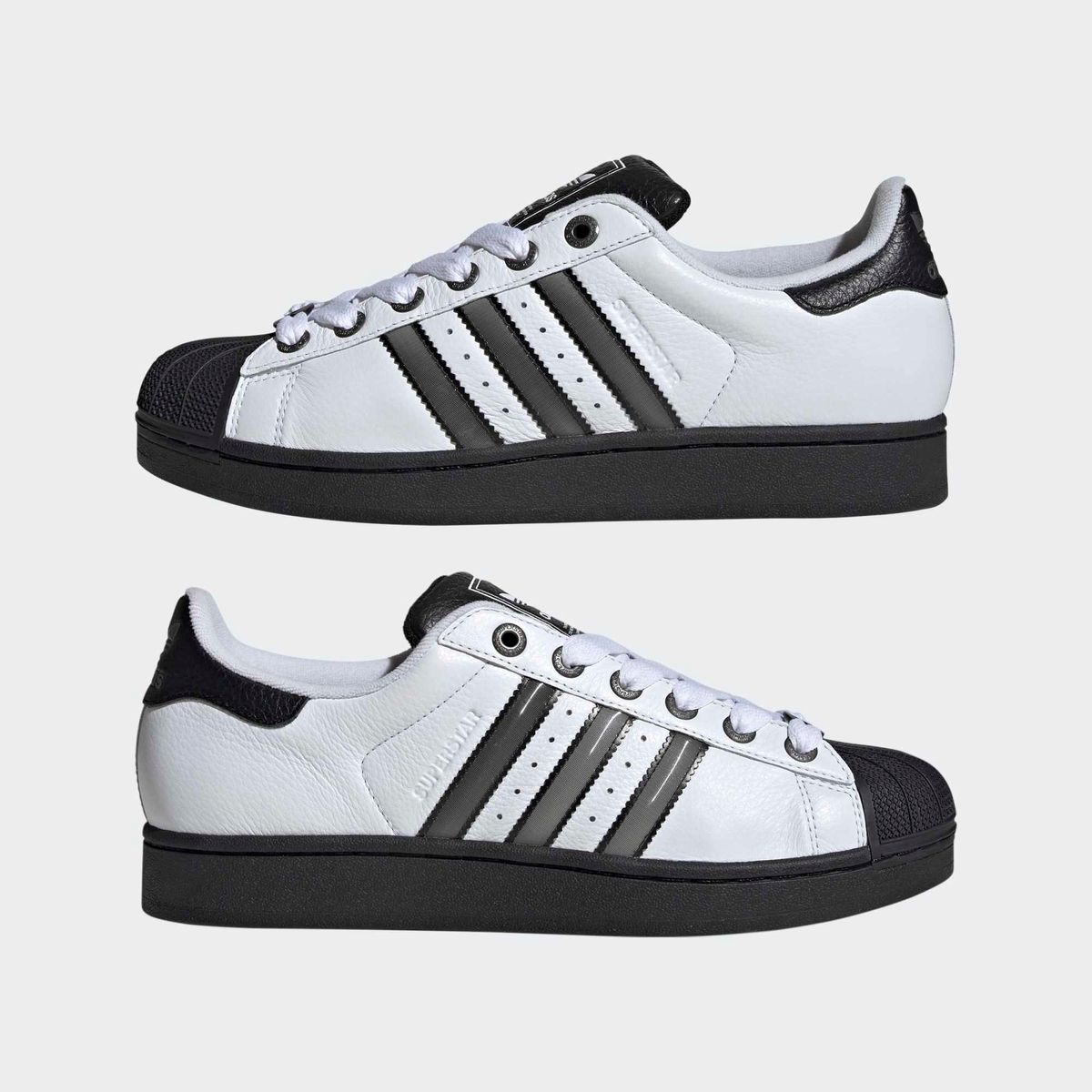 아디다스(ADIDAS) 슈퍼스타 II - 화이트:메탈릭실버:블랙 / JQ3208