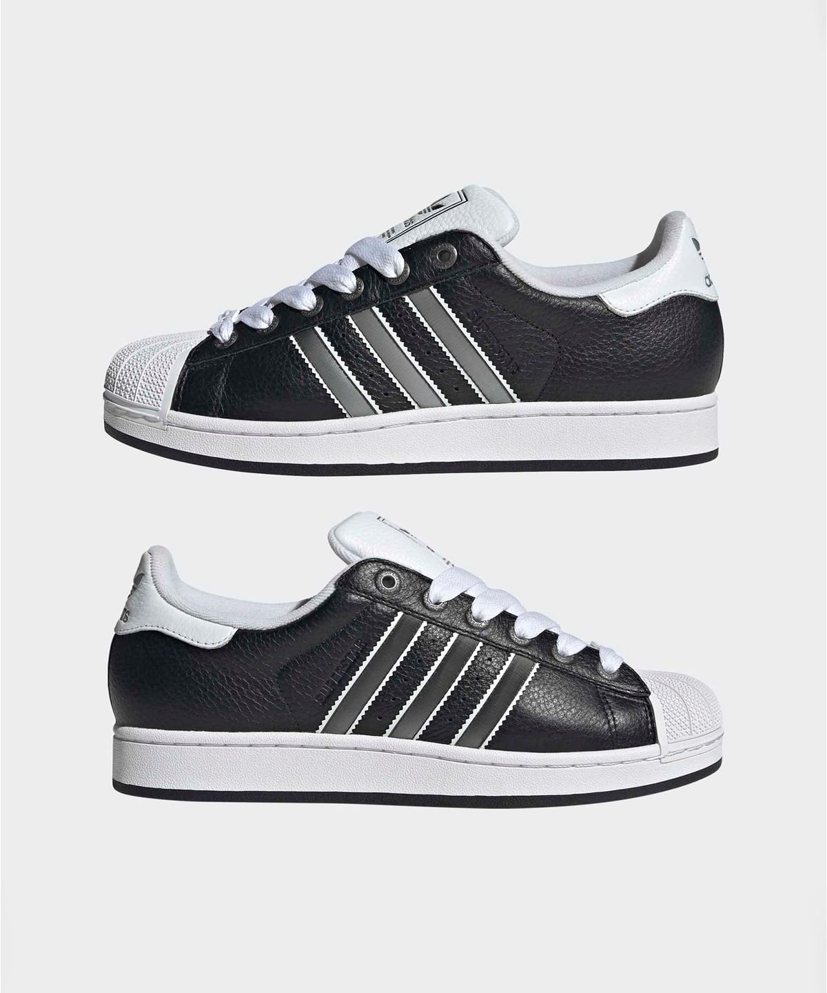 아디다스(ADIDAS) 슈퍼스타 II - 블랙:메탈릭실버:화이트 / JQ3209
