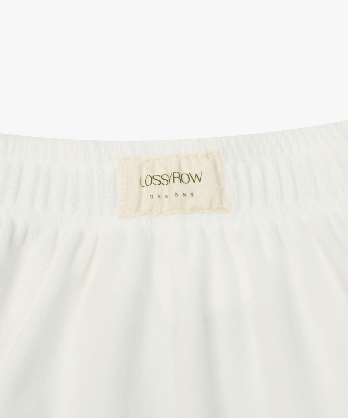 로시로우(LOSSYROW) Terry Daily Shorts White