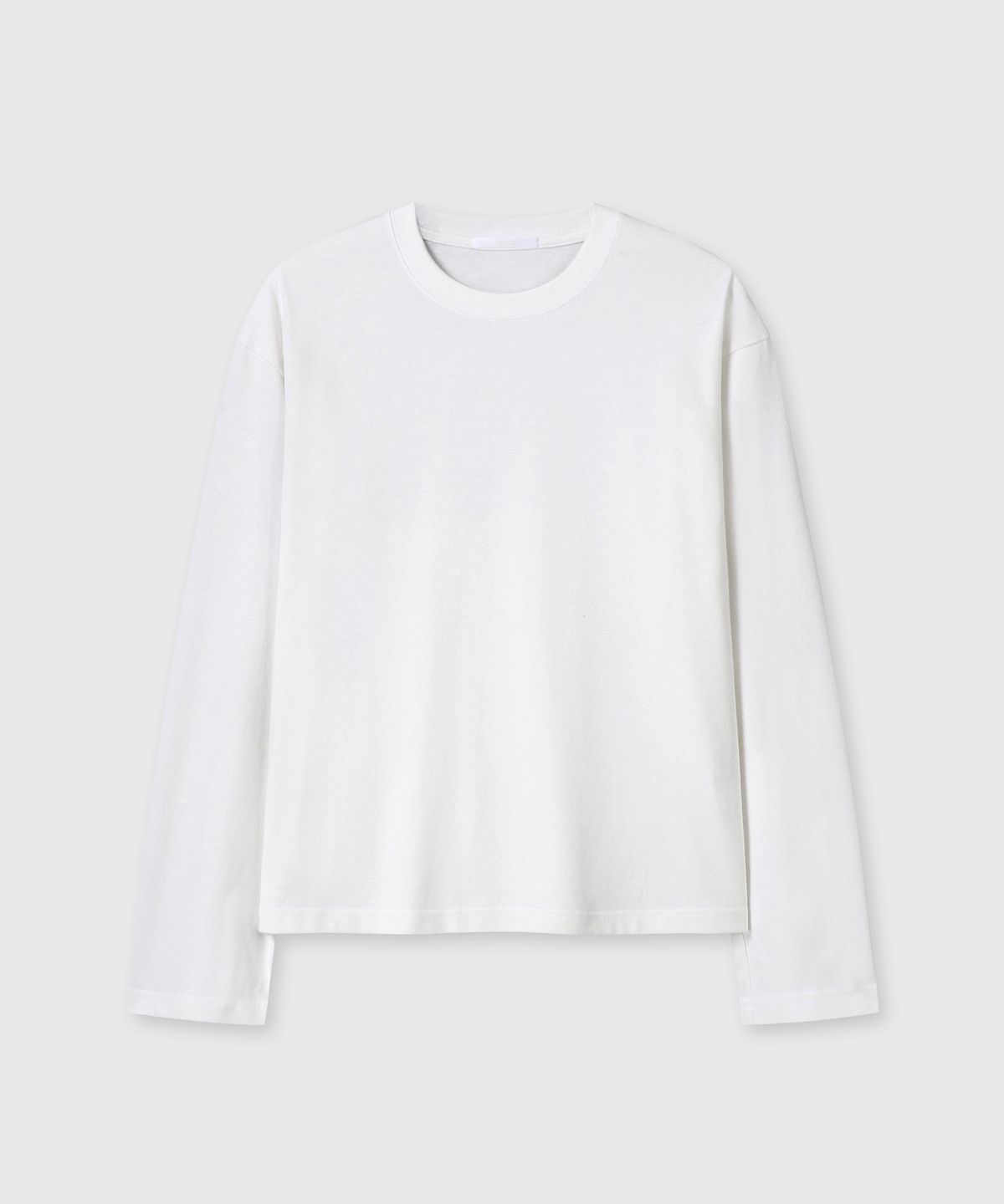 다이브인(DIVEIN) UNIFORM CROP LONG SLEEVE (WHITE)