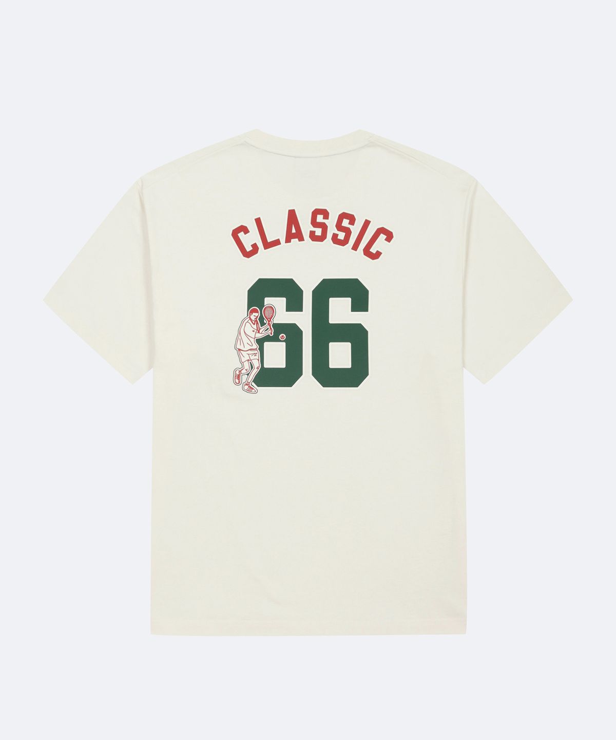 케이스위스(K-SWISS) [UNISEX] 클래식66 코트 스케치 반팔 티_1KSTSFU905IV