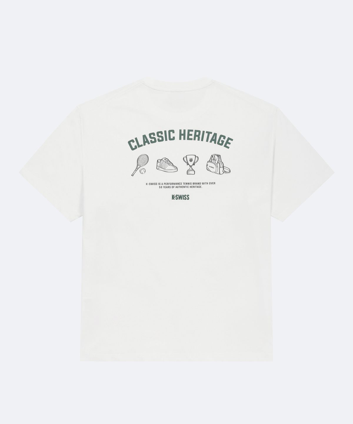 케이스위스(K-SWISS) [UNISEX] 플렉스에어 클래식66 글로리 반팔 티_1KSTSFU902WH