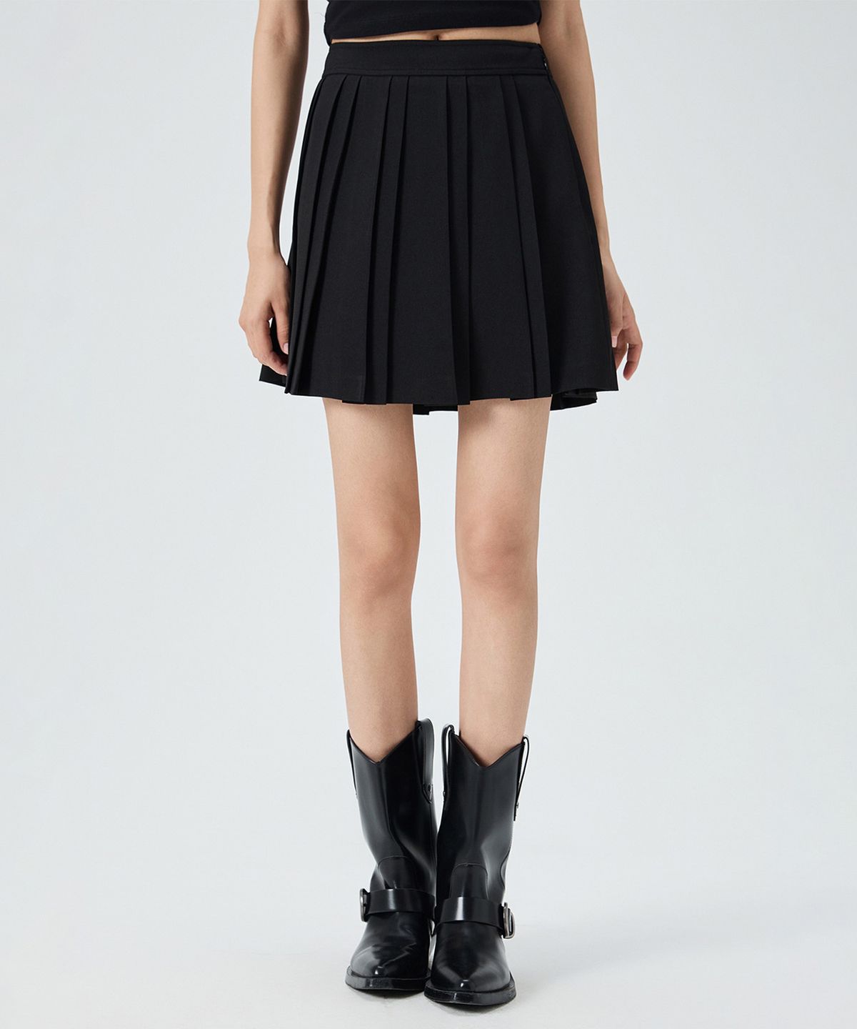 미쏘(MIXXO) 플리츠 미니 스커트_MIWWHF904G