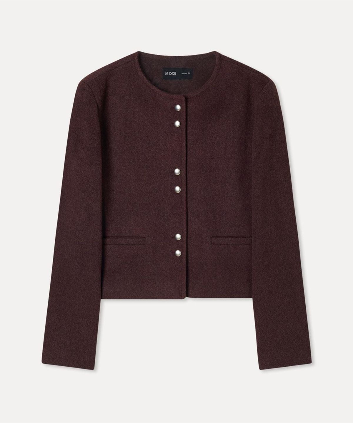 미쏘(MIXXO) 소프트 라운드넥자켓_MIWJKGT2PG