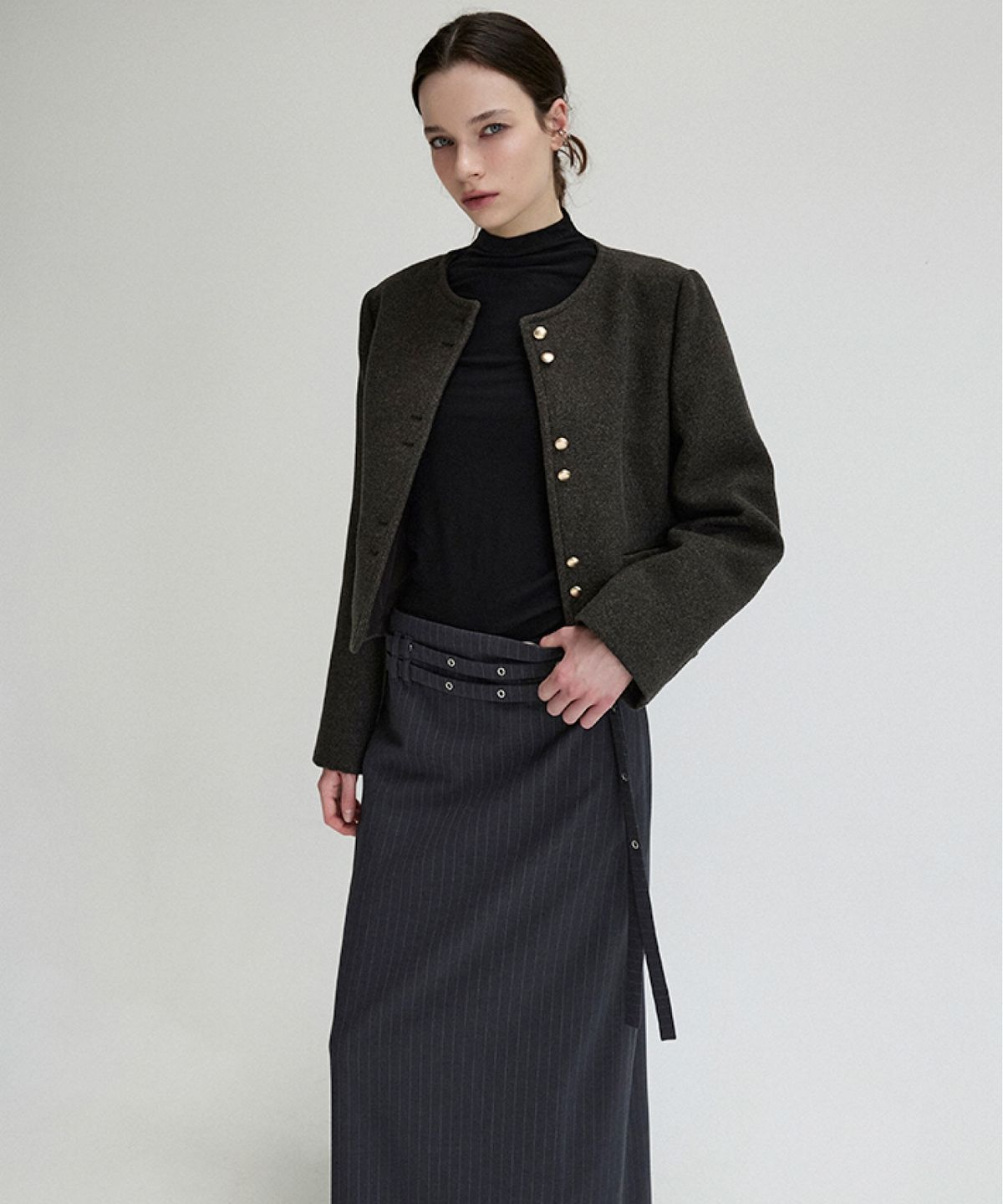 미쏘(MIXXO) 소프트 라운드넥자켓_MIWJKGT2PG