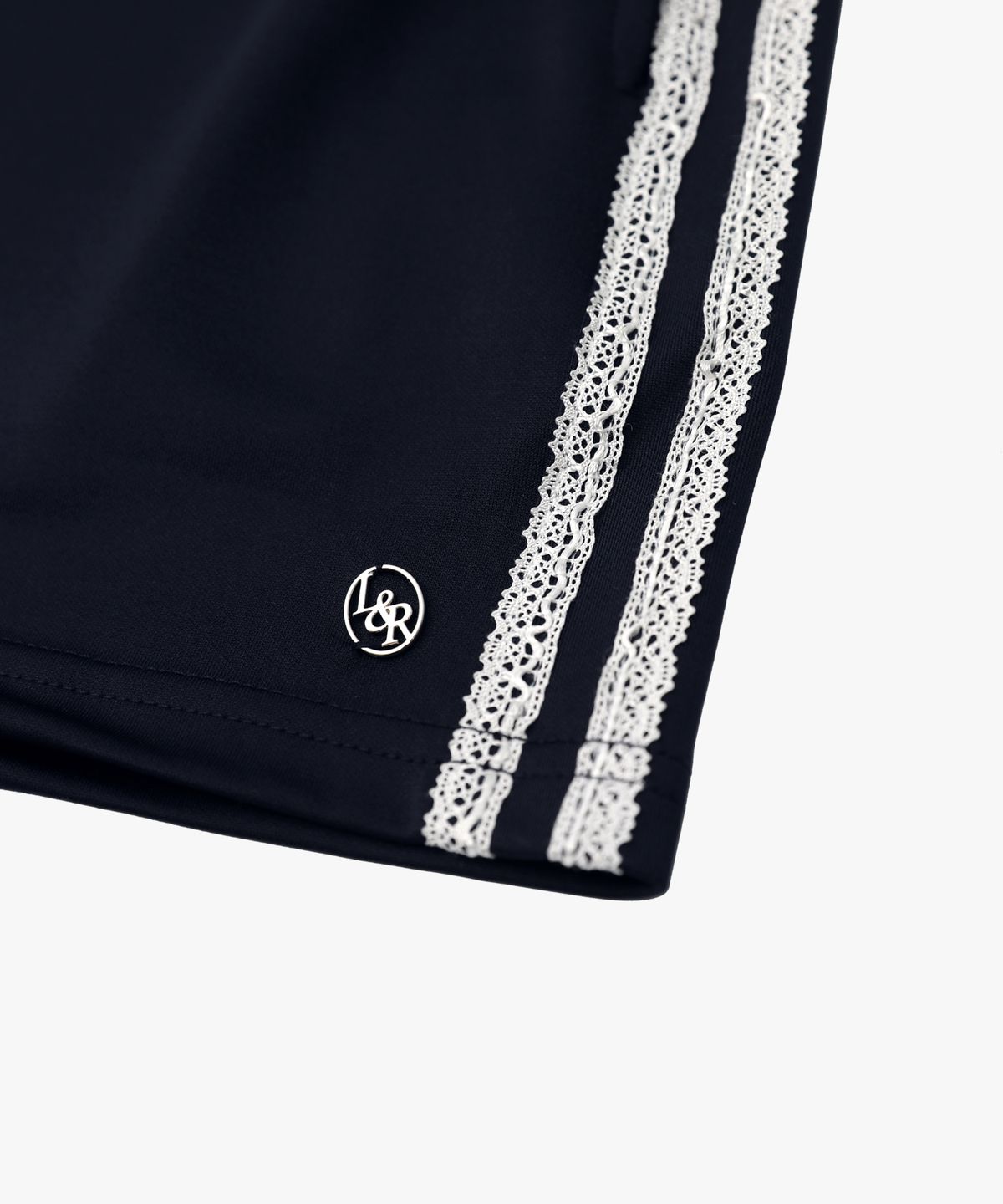 로시로우(LOSSYROW) Lace Line Training Shorts Navy