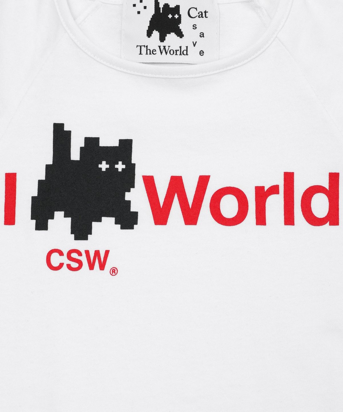 캣세이브더월드(CATSAVETHEWORLD) 하임 CSW 월드 나그랑 반팔 티