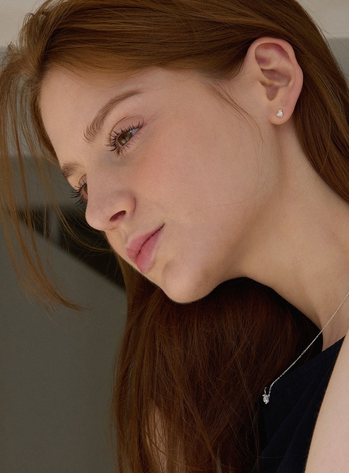 페이지플린(PAIGEFLYNN) [실버925] 모이사나이트 플뤼 귀걸이