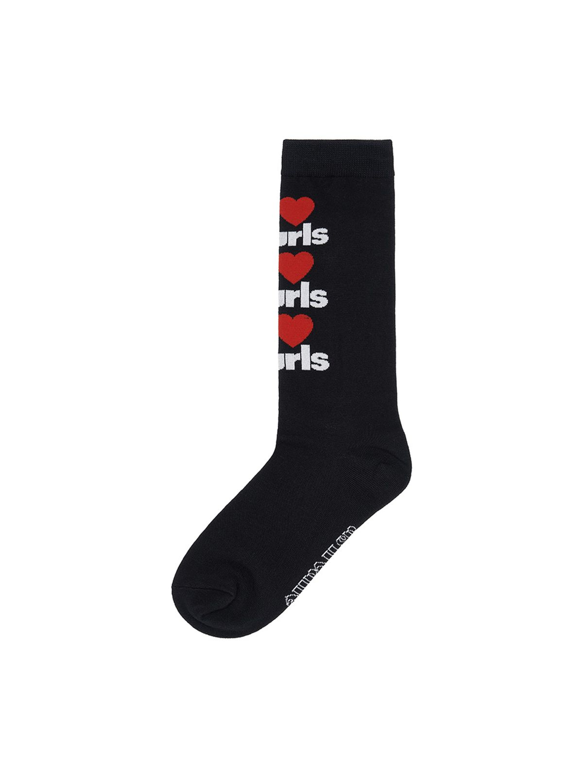 에즈이프 캘리(ASIF CALIE) NEW GURLS KNEE SOCKS BLACK