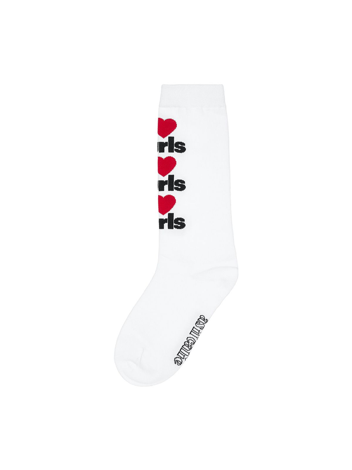에즈이프 캘리(ASIF CALIE) NEW GURLS KNEE SOCKS WHITE