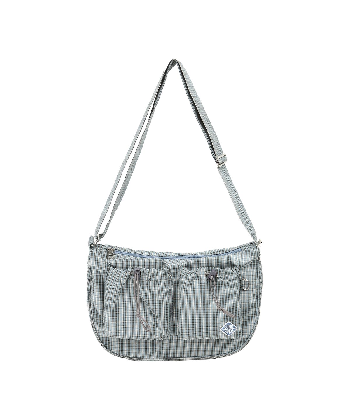 꼬모니노즈(COMONINOZ) [CN]FW CHECK 2POCKET HOBO BAG [3 COLOR]