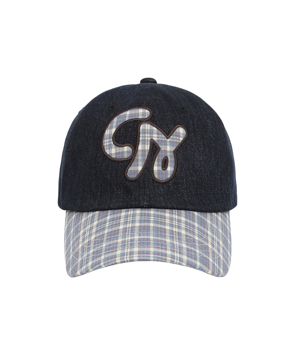꼬모니노즈(COMONINOZ) [CN]CHECK LOGO BALLCAP [2 COLOR]