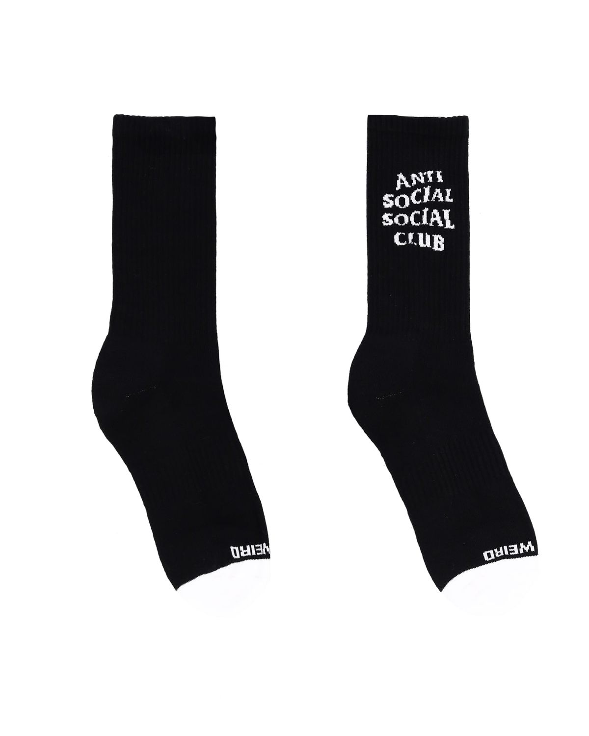 안티 소셜 소셜 클럽(ANTI SOCIAL SOCIAL CLUB) 컬러 블럭 삭스 블랙