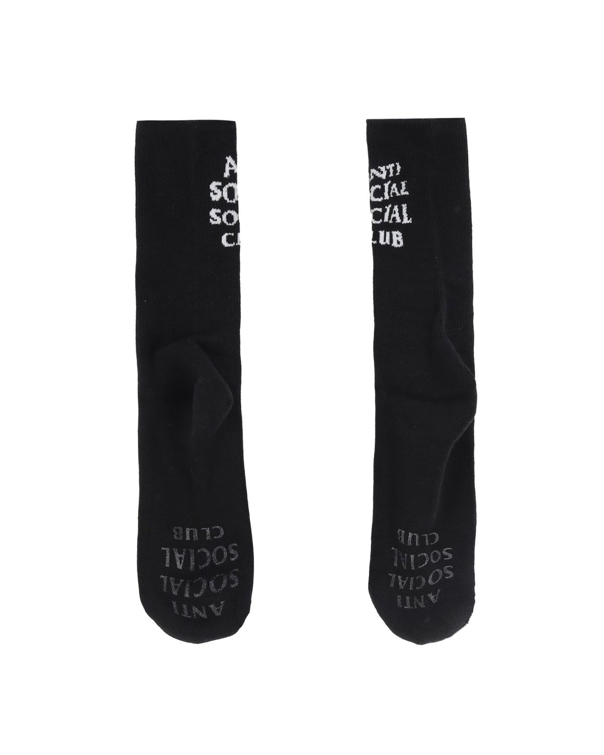 안티 소셜 소셜 클럽(ANTI SOCIAL SOCIAL CLUB) 솔리드 컬러 삭스 블랙