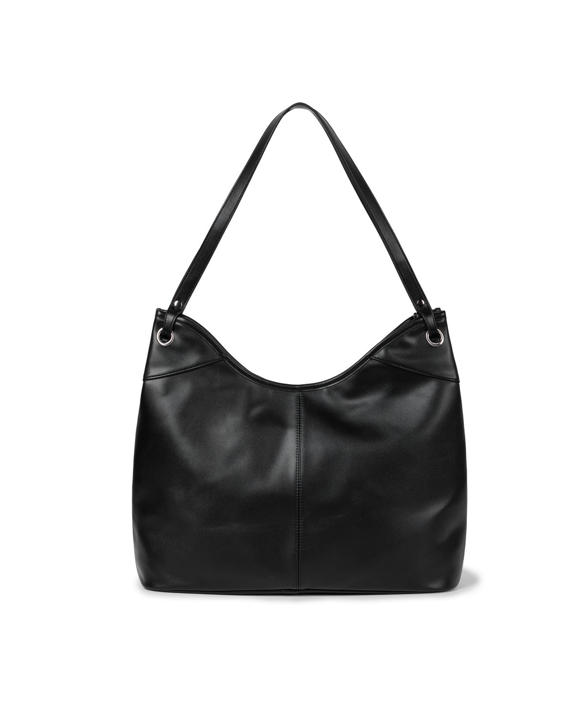 이우가마카라스(IUGAMAKARAS) Essential Hobo Shoulder Bag (Black)