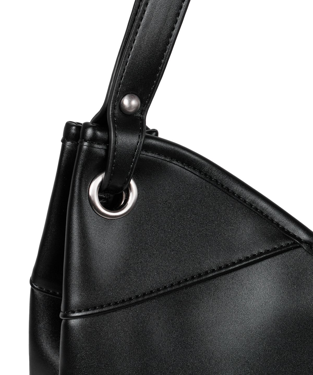 이우가마카라스(IUGAMAKARAS) Essential Hobo Shoulder Bag (Black)
