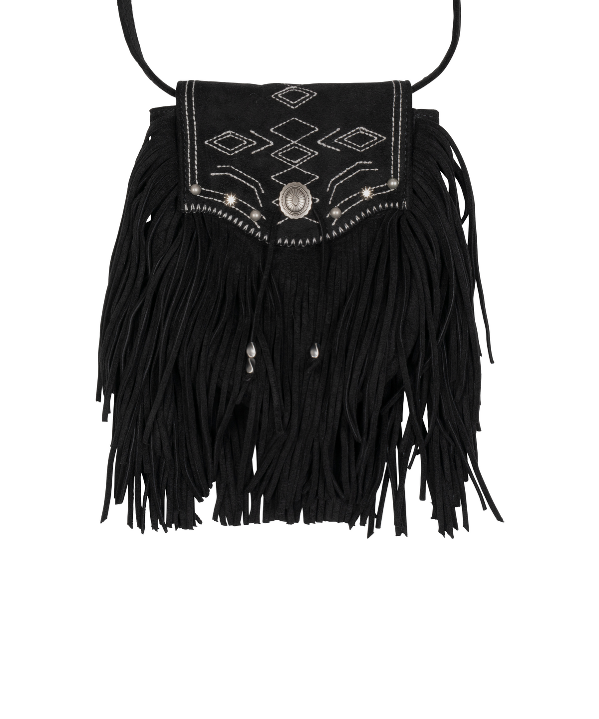 더콜디스트모먼트(THECOLDESTMOMENT) TCM fringe mini bag (black)