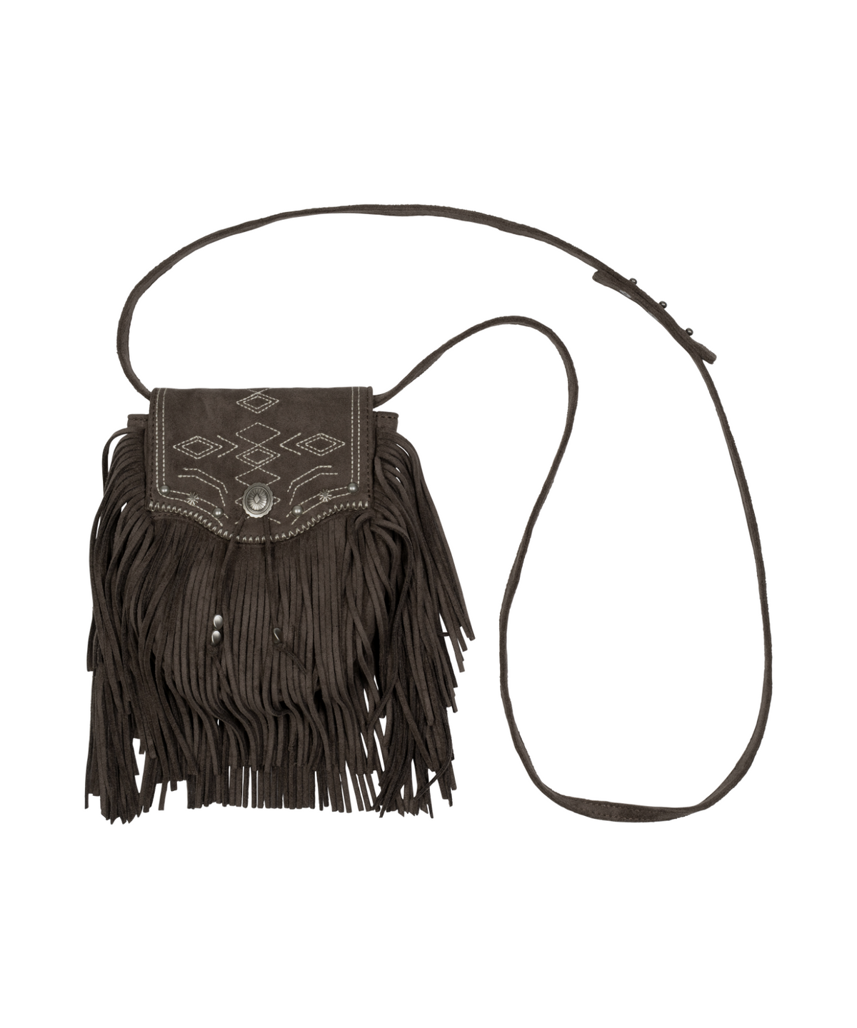 더콜디스트모먼트(THECOLDESTMOMENT) TCM fringe mini bag (brown)