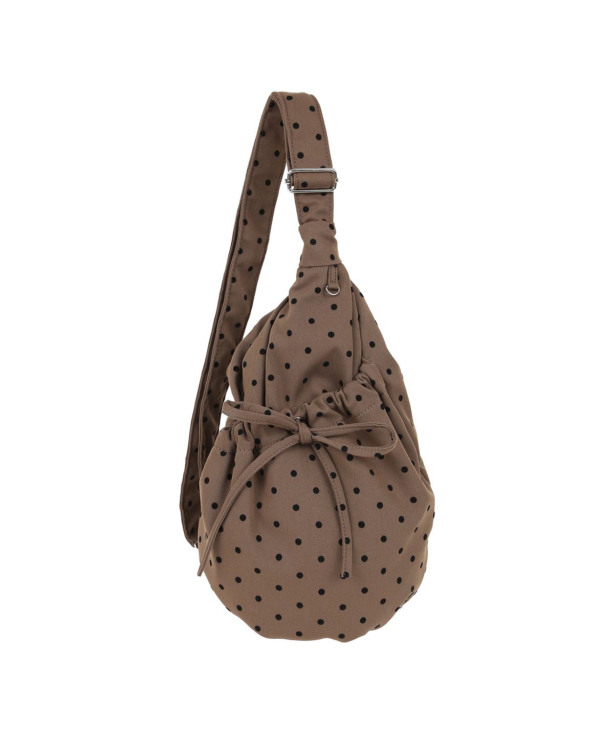 꼬모니노즈(COMONINOZ) [CN]DOT SHIRRING SLING BAG [2 COLOR]