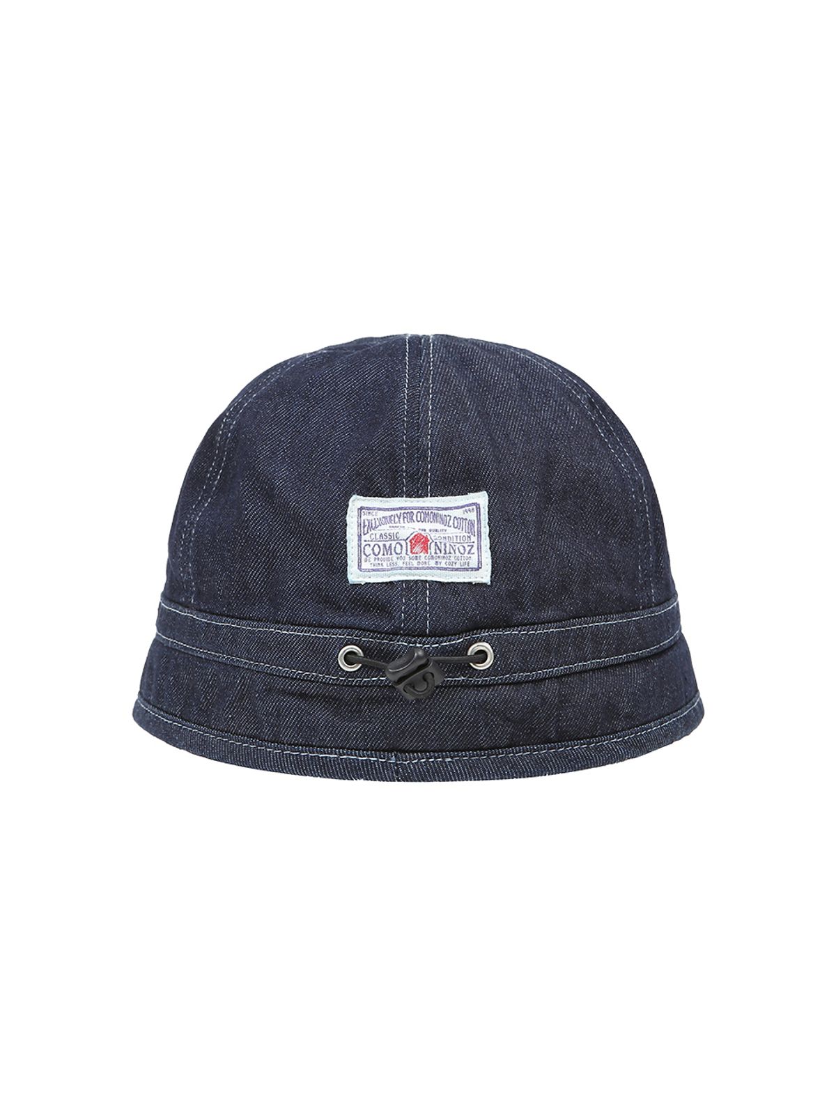 꼬모니노즈(COMONINOZ) [CN]WASHING DENIM STITCH HAT [2 COLOR]