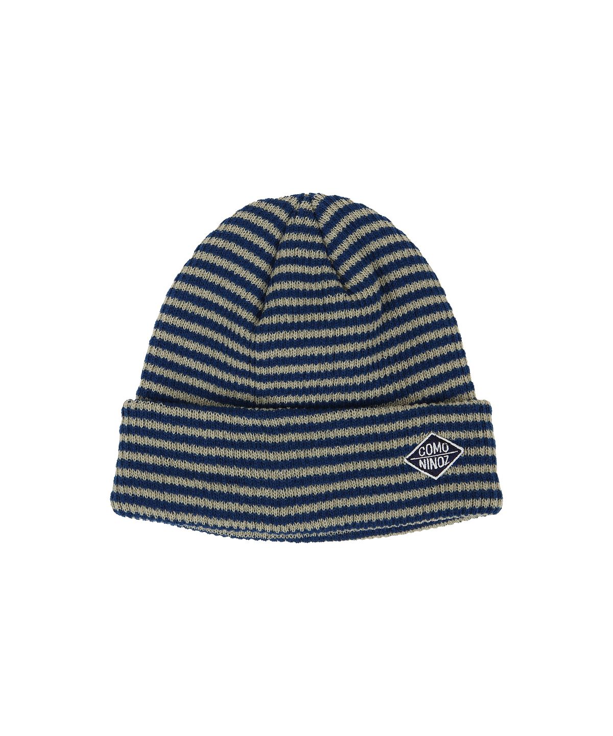 꼬모니노즈(COMONINOZ) [CN]FW STRIPE KNIT BEANIE [3 COLOR]