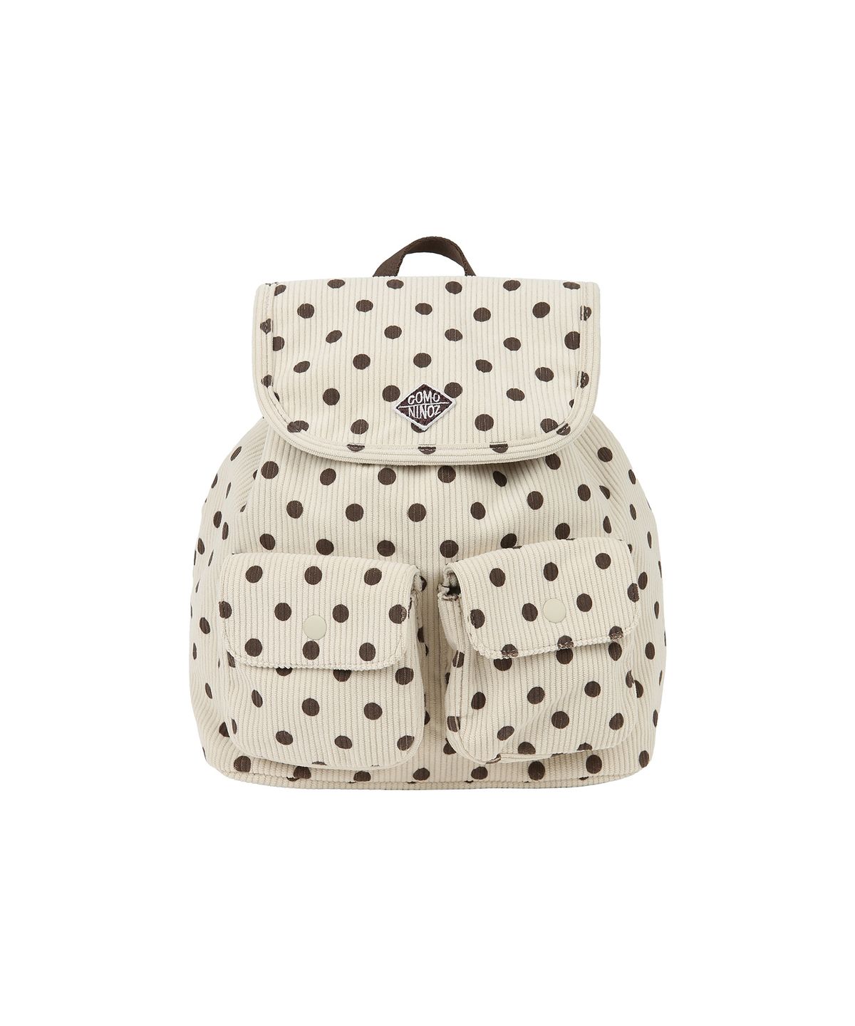 꼬모니노즈(COMONINOZ) [CN]DOT CORDUROY BACKPACK [2 COLOR]