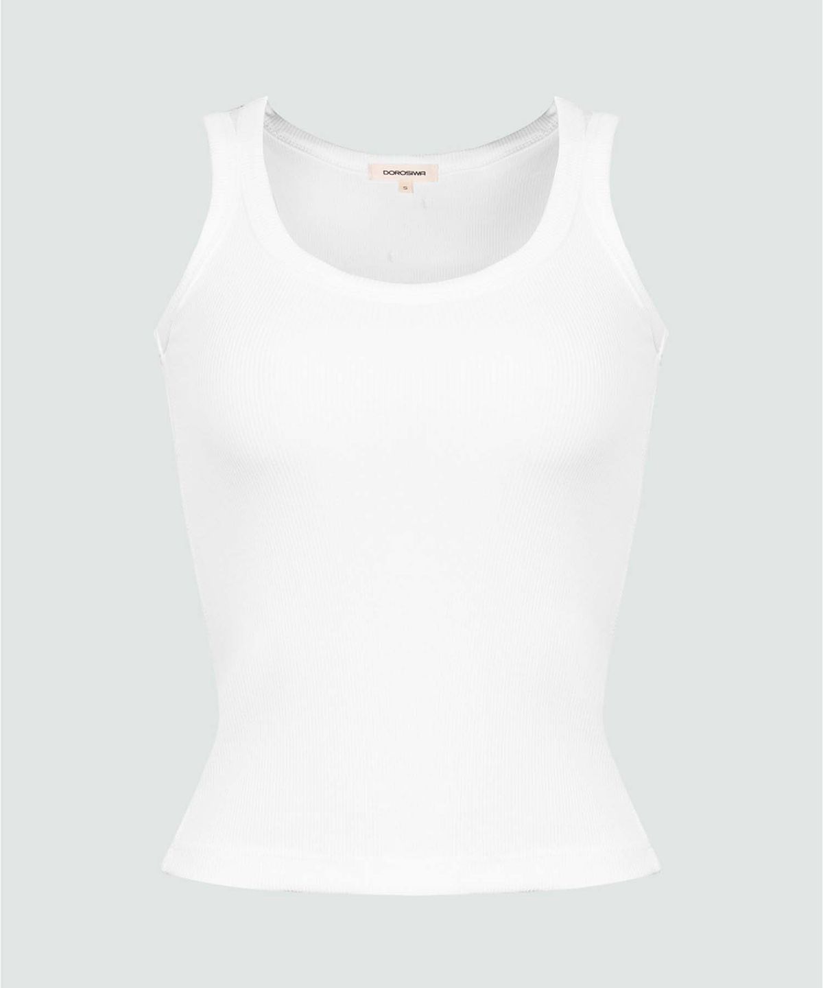 도로시와(DOROSIWA) Minimal Garments Ribbed Tank Top_6colors