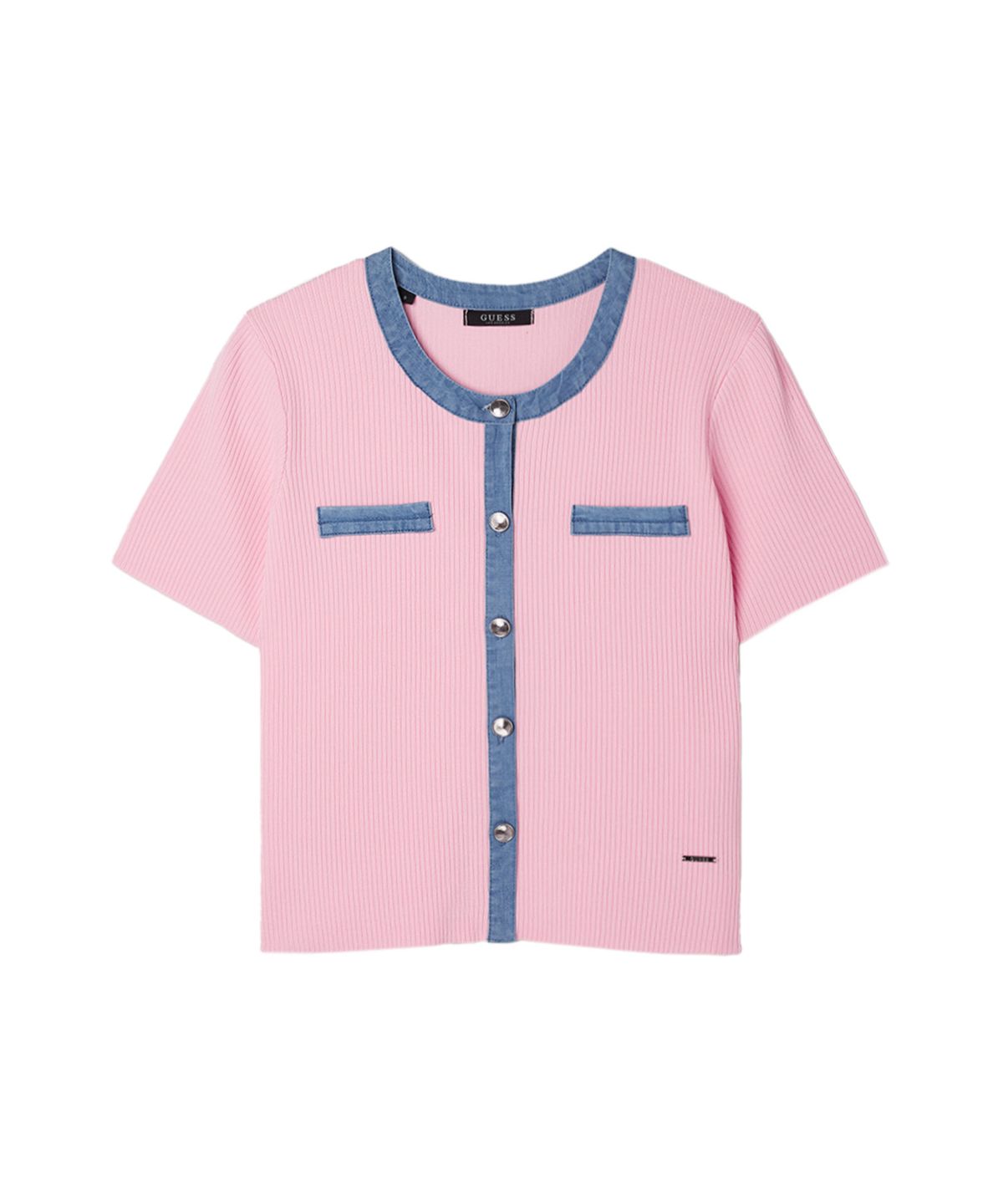 게스(GUESS) 2color 여성 반팔 스웨터 자켓 RP2S06J3
