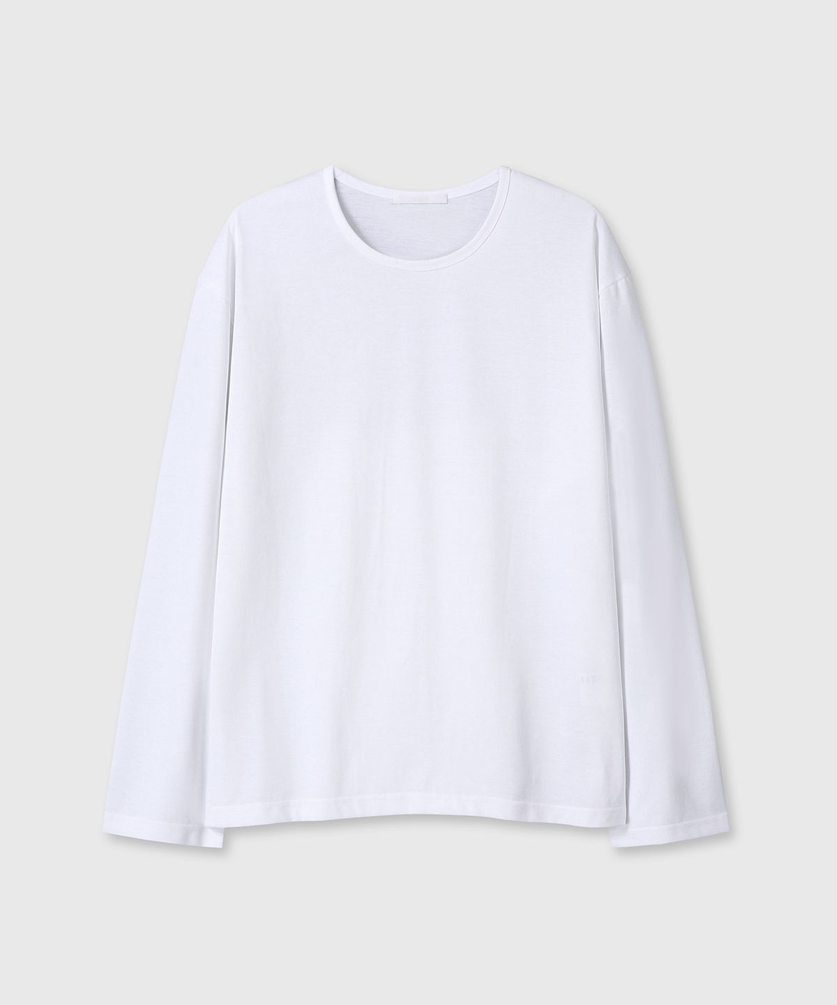 다이브인(DIVEIN) UNIFORM U NECK LONG SLEEVE (WHITE)