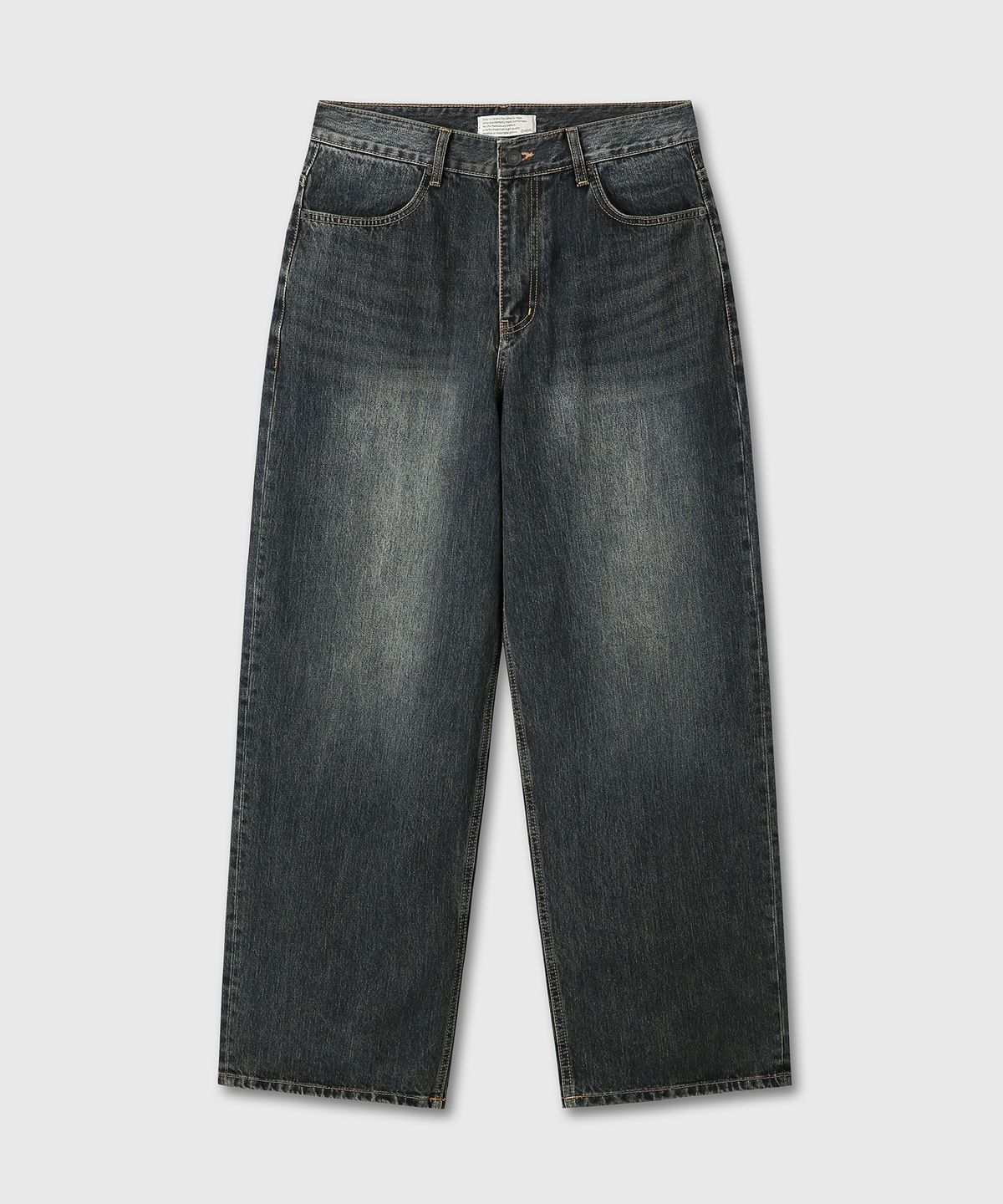 다이브인(DIVEIN) LOOSED WIDE DENIM PANTS (DYED INDIGO)