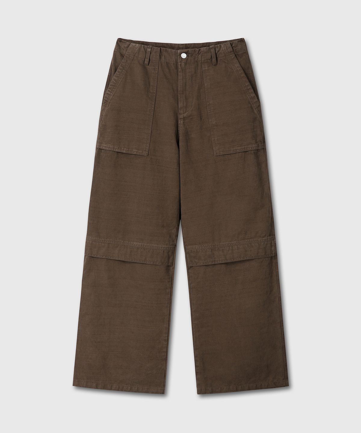 다이브인(DIVEIN) WASHED FATIGUE PANTS (BROWN)