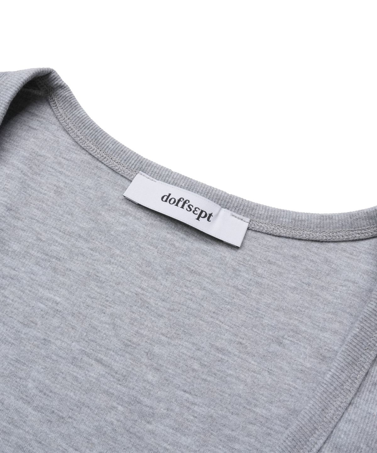 도프셉(DOFFSEPT) Finger Hole Long Sleeve in Grey
