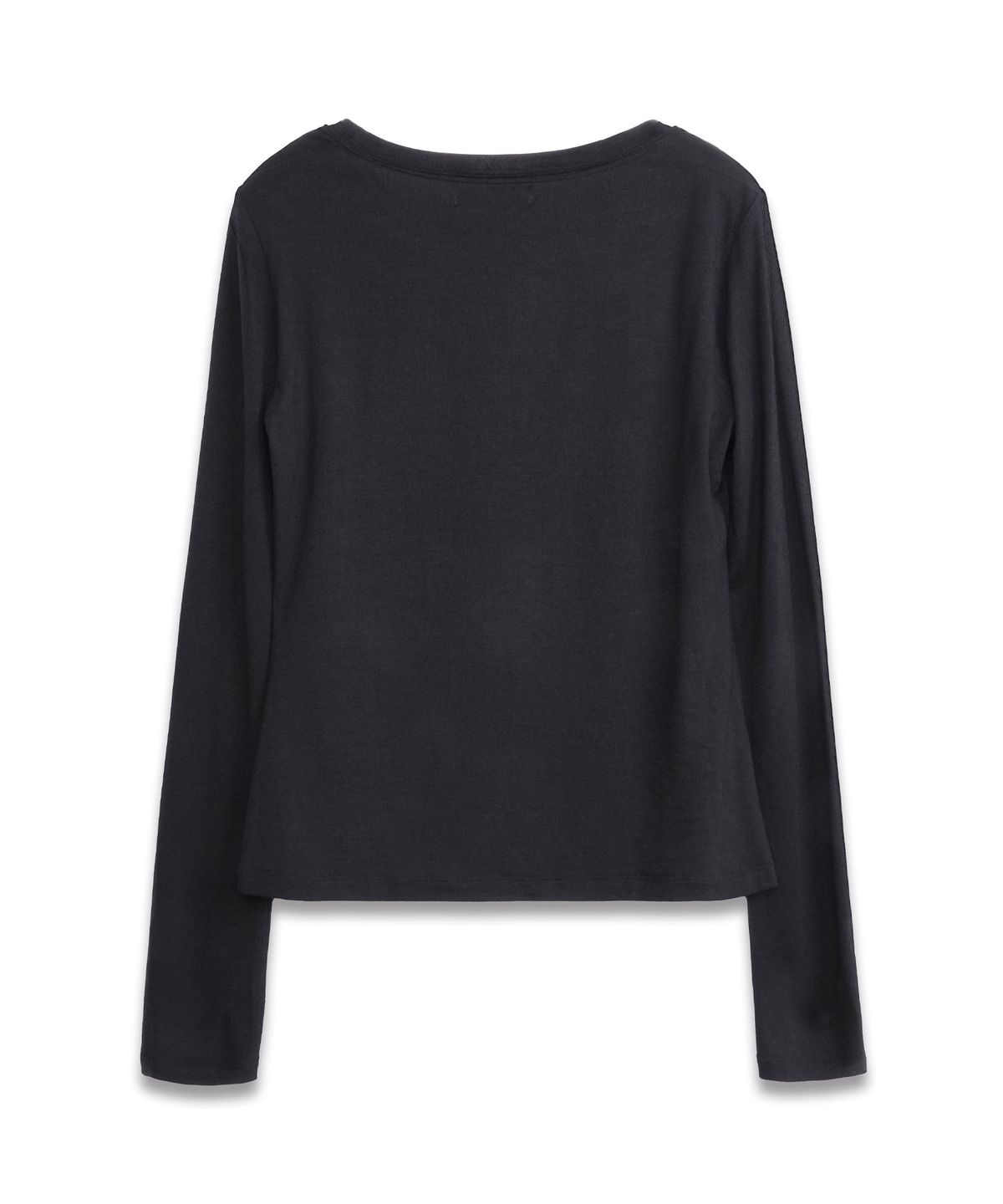 도프셉(DOFFSEPT) Finger Hole Long Sleeve in Charcoal