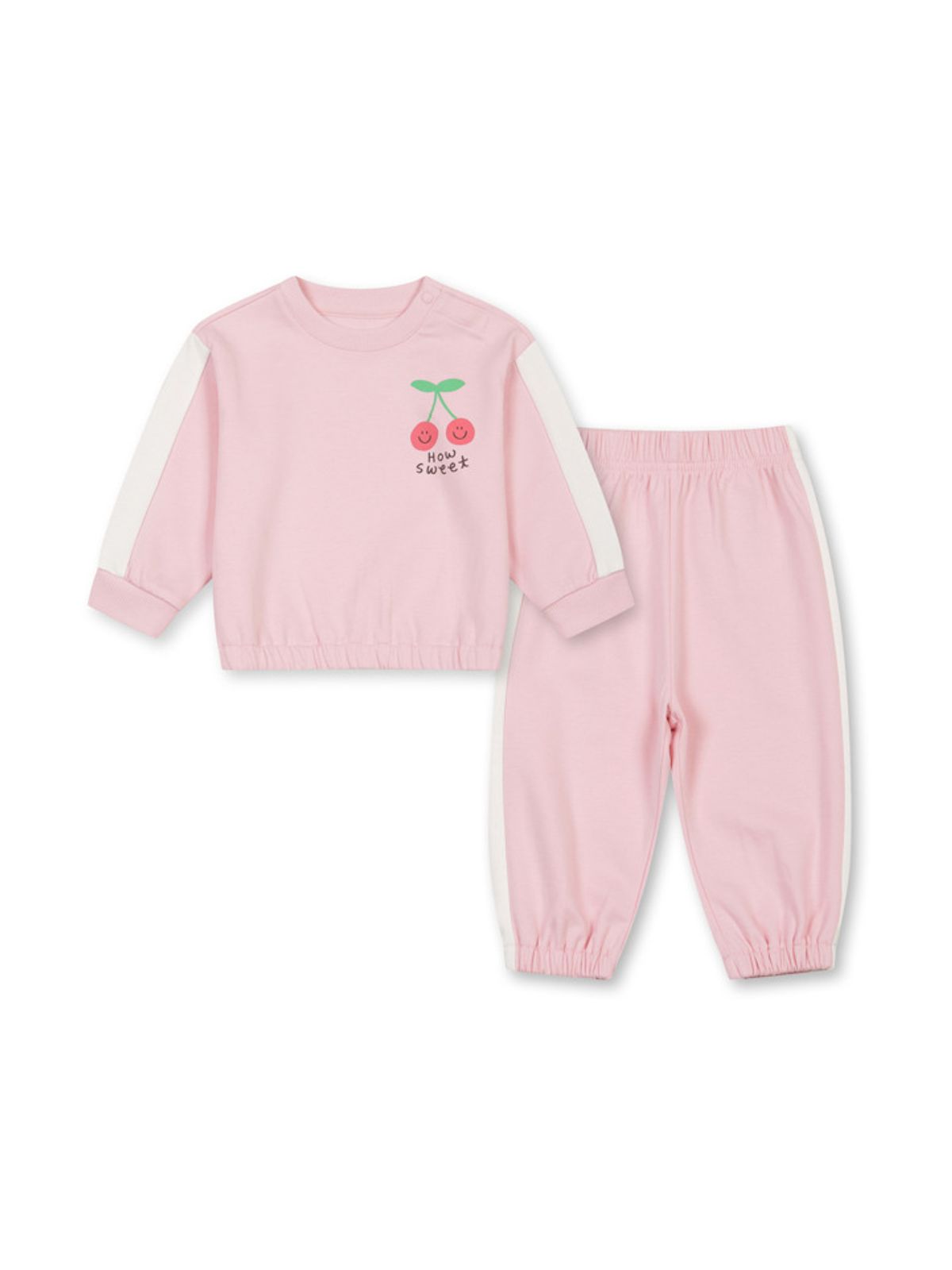 탑텐 키즈(TOPTEN KIDS) 공용) 유아 라인배색 셋업_MKF4IP3302