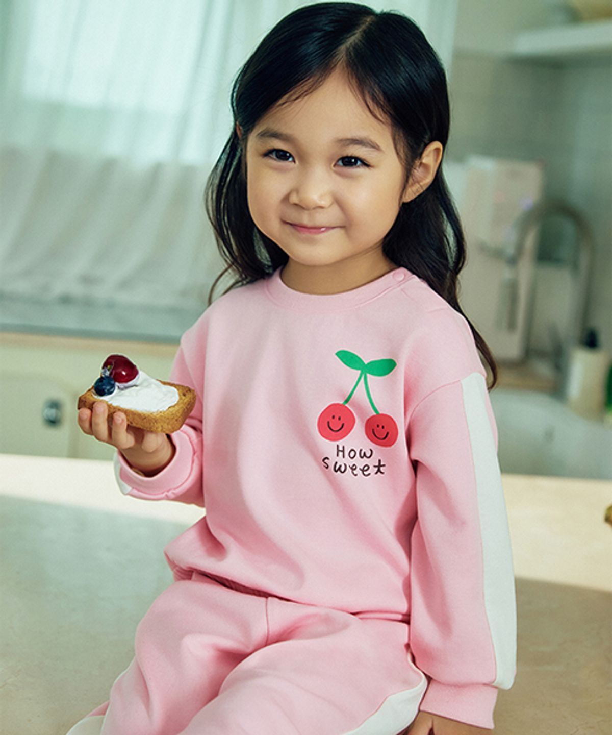 탑텐 키즈(TOPTEN KIDS) 공용) 유아 라인배색 셋업_MKF4IP3302