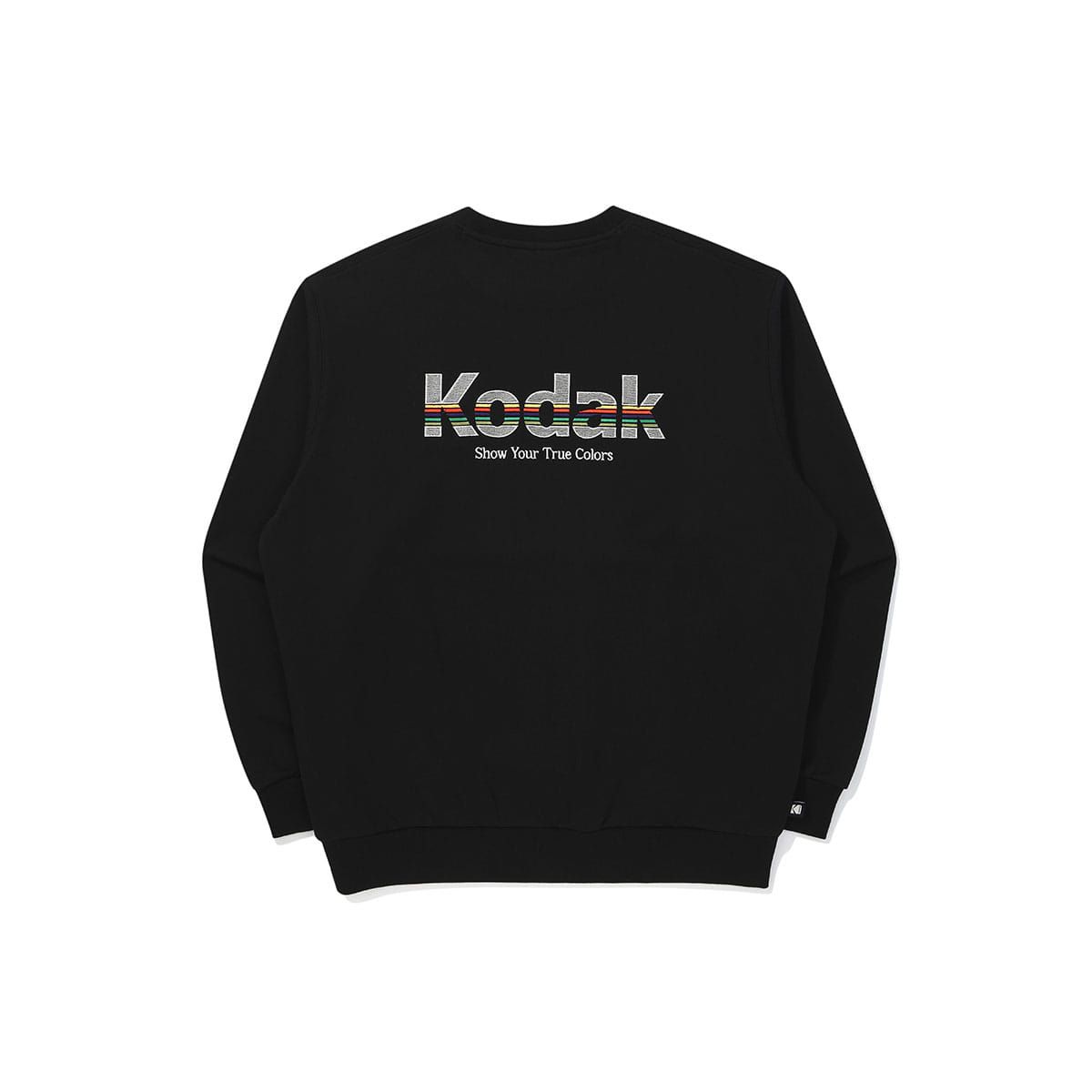 코닥(KODAK) 레인보우 맨투맨 BLACK