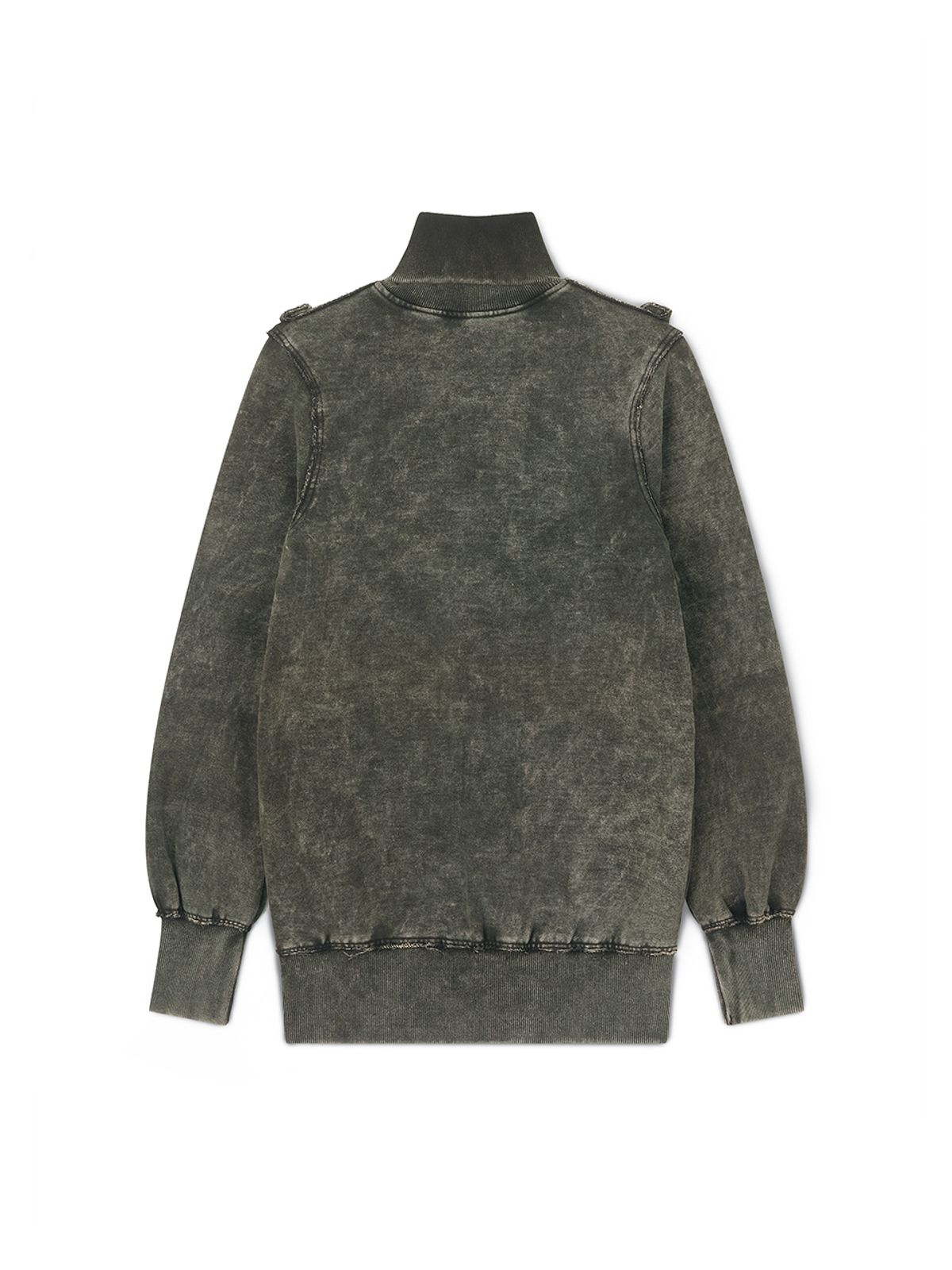 에즈이프 캘리(ASIF CALIE) VINTAGE WASHING ZIP-UP DRESS BLACK