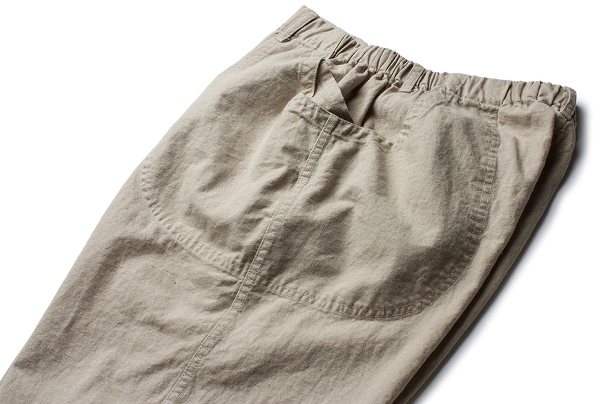더 레스큐(THE RESQ) COTTON LINEN DOMINGO PANTS [WASHED BEIGE]