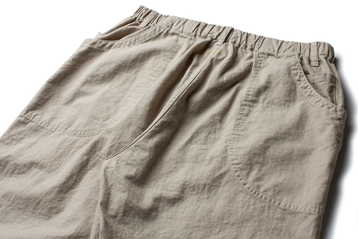 더 레스큐(THE RESQ) COTTON LINEN DOMINGO PANTS [WASHED BEIGE]