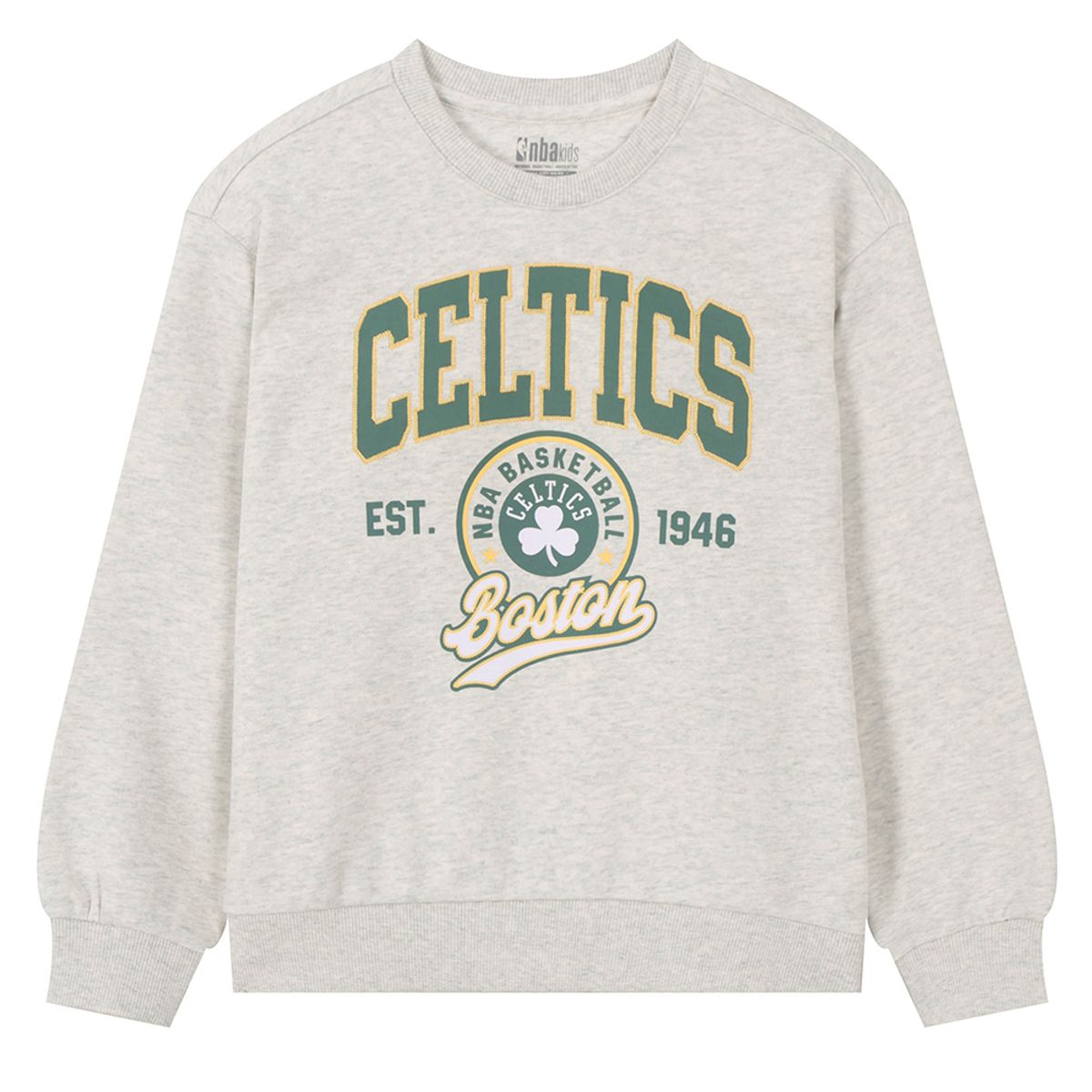 엔비에이 키즈(NBA KIDS) BOS 팀고로 맨투맨(K253TS140P) 오트밀