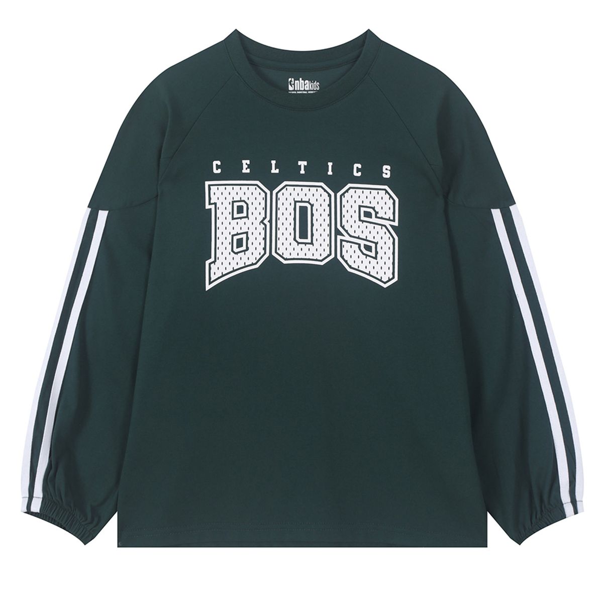 엔비에이 키즈(NBA KIDS) BOS 팀 스포티 티셔츠(K253TS110P) 다크 그린